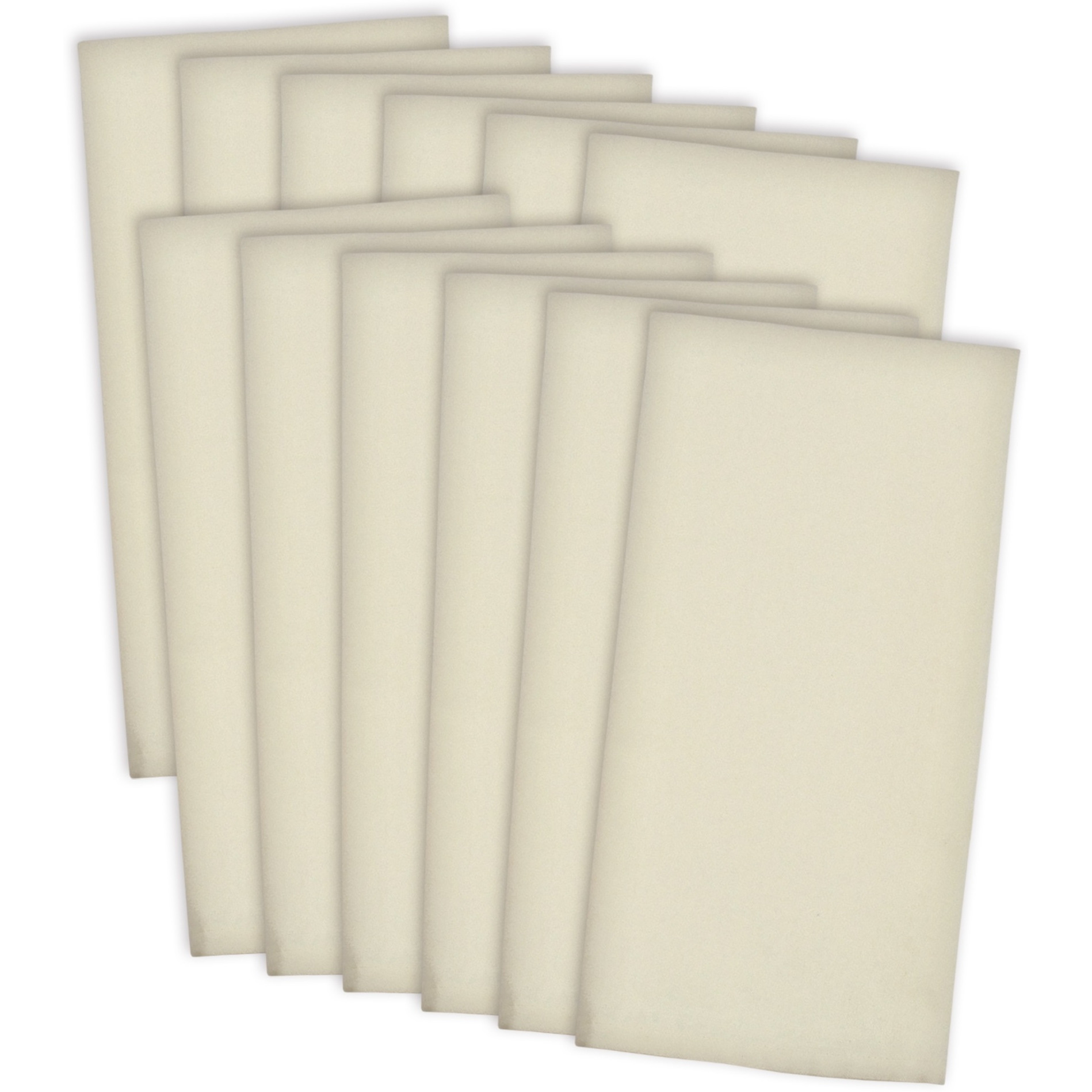 DII Natural Flat Woven Dishtowel (Set of 12)