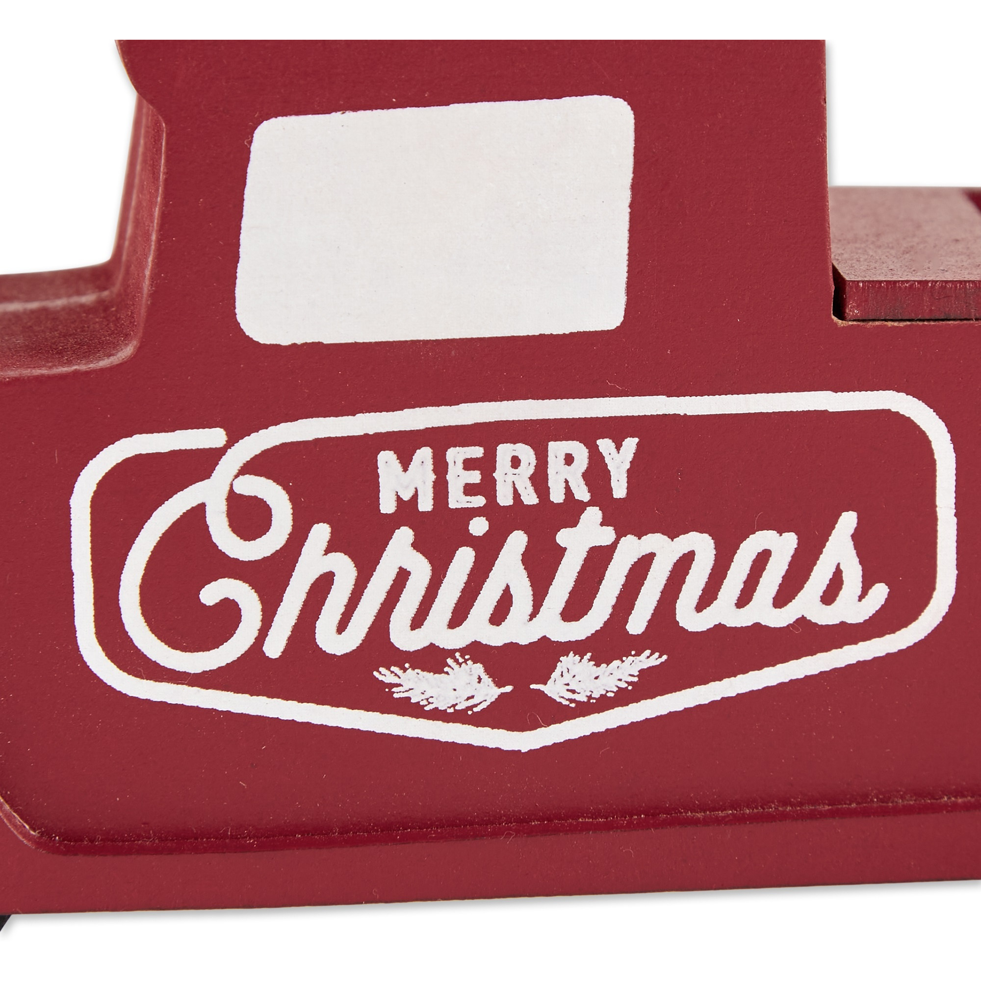 DII Christmas Tree Truck Tabletop Block Calendar