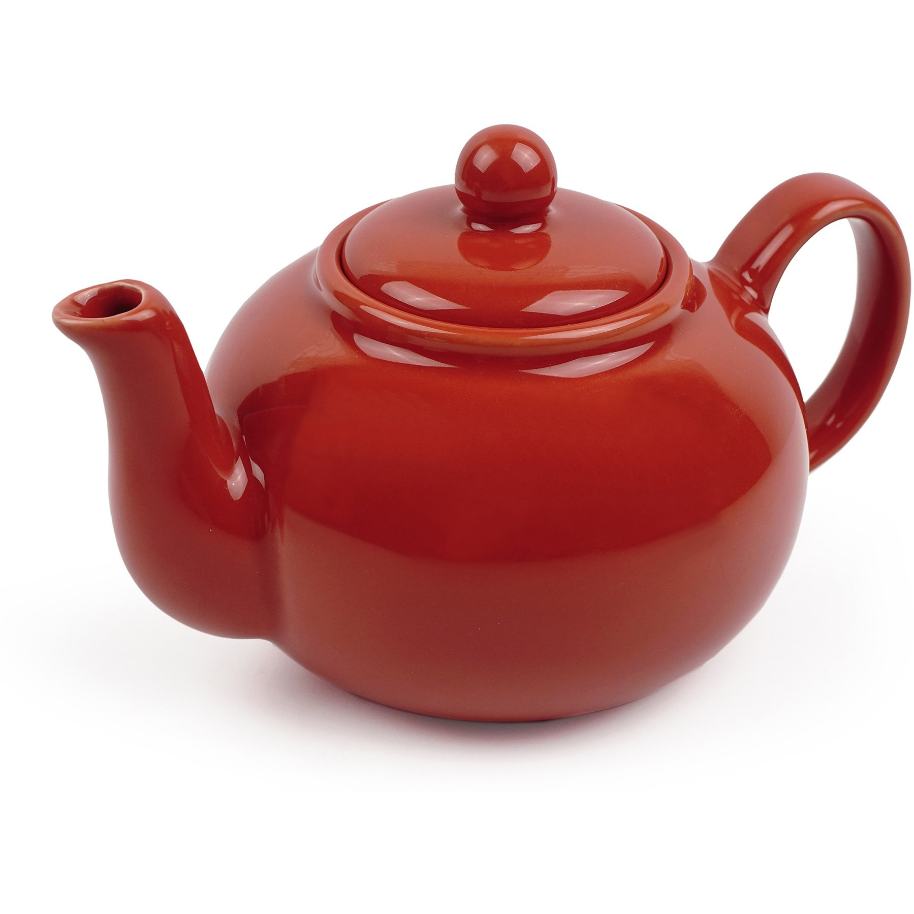 RSVP International 16oz Stoneware Teapot, Red