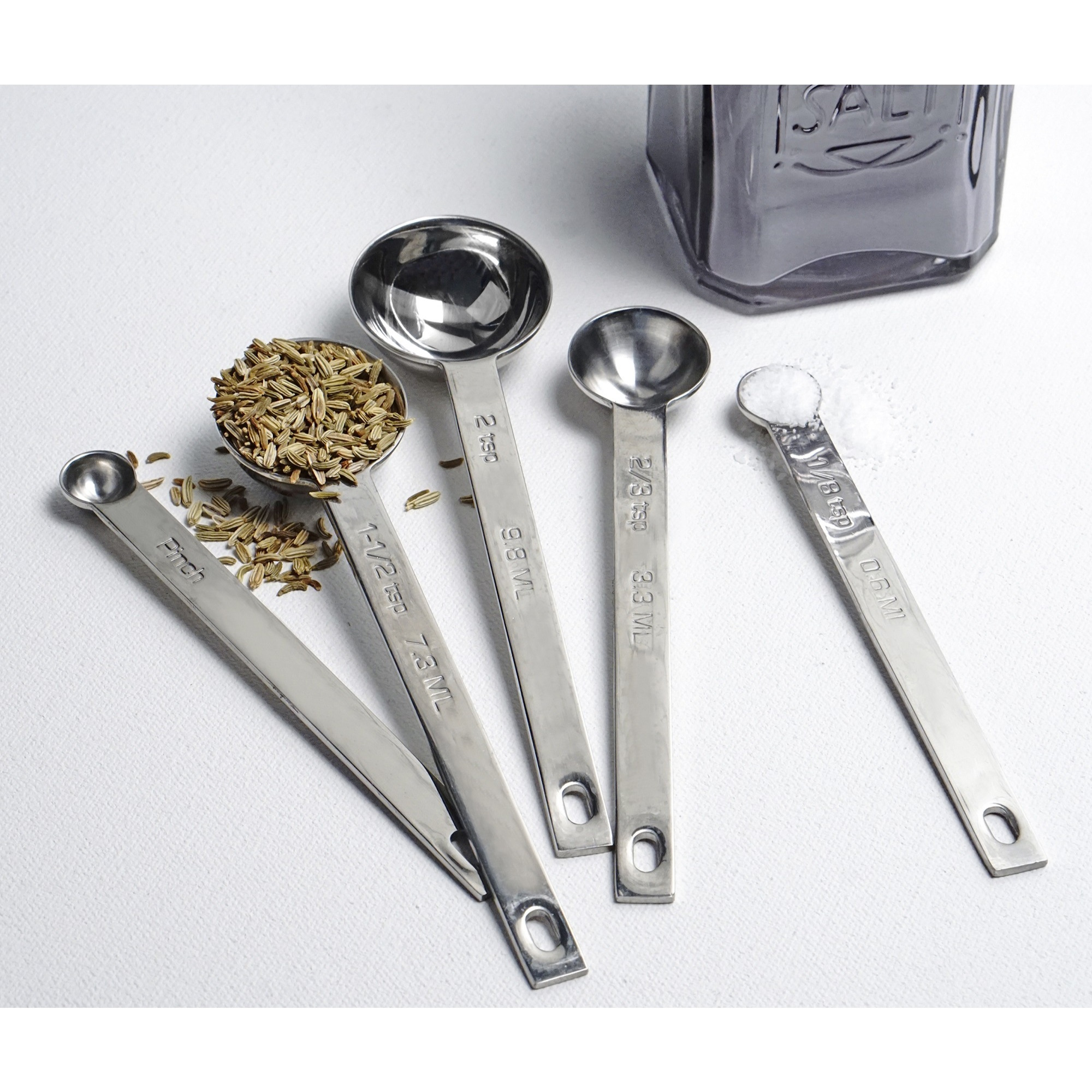 RSVP International Odd Size Spoon (Set of 5)