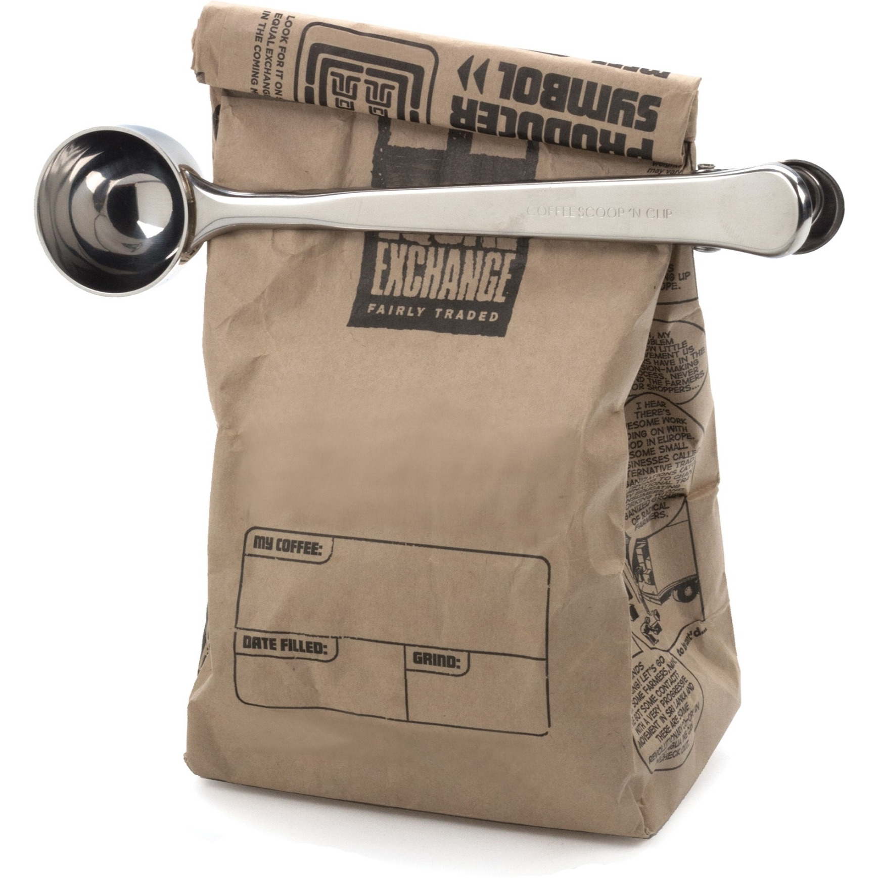 RSVP International Coffee Scoop 'N Clip