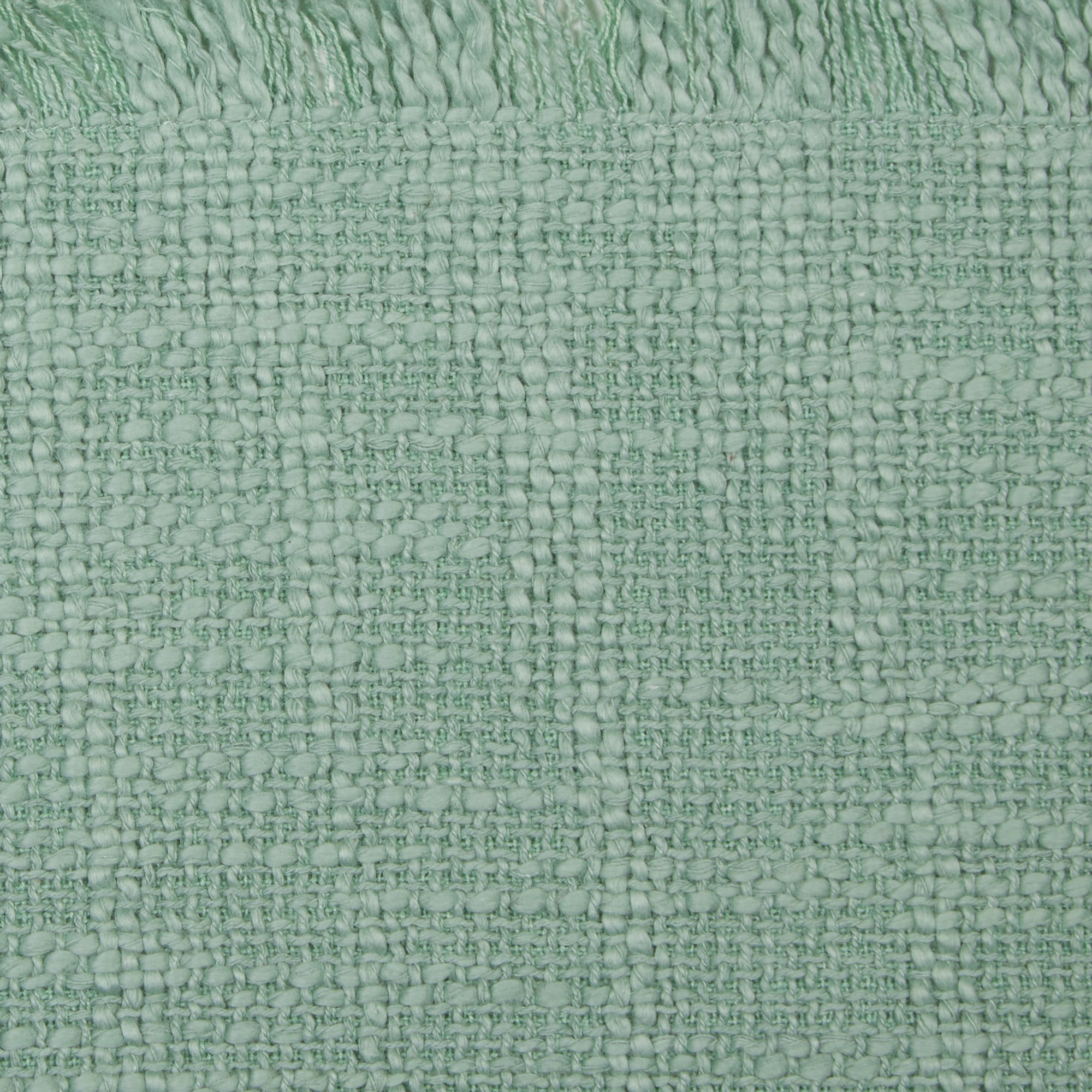 DII Jadeite Basket Fringe Table Runner 14x72