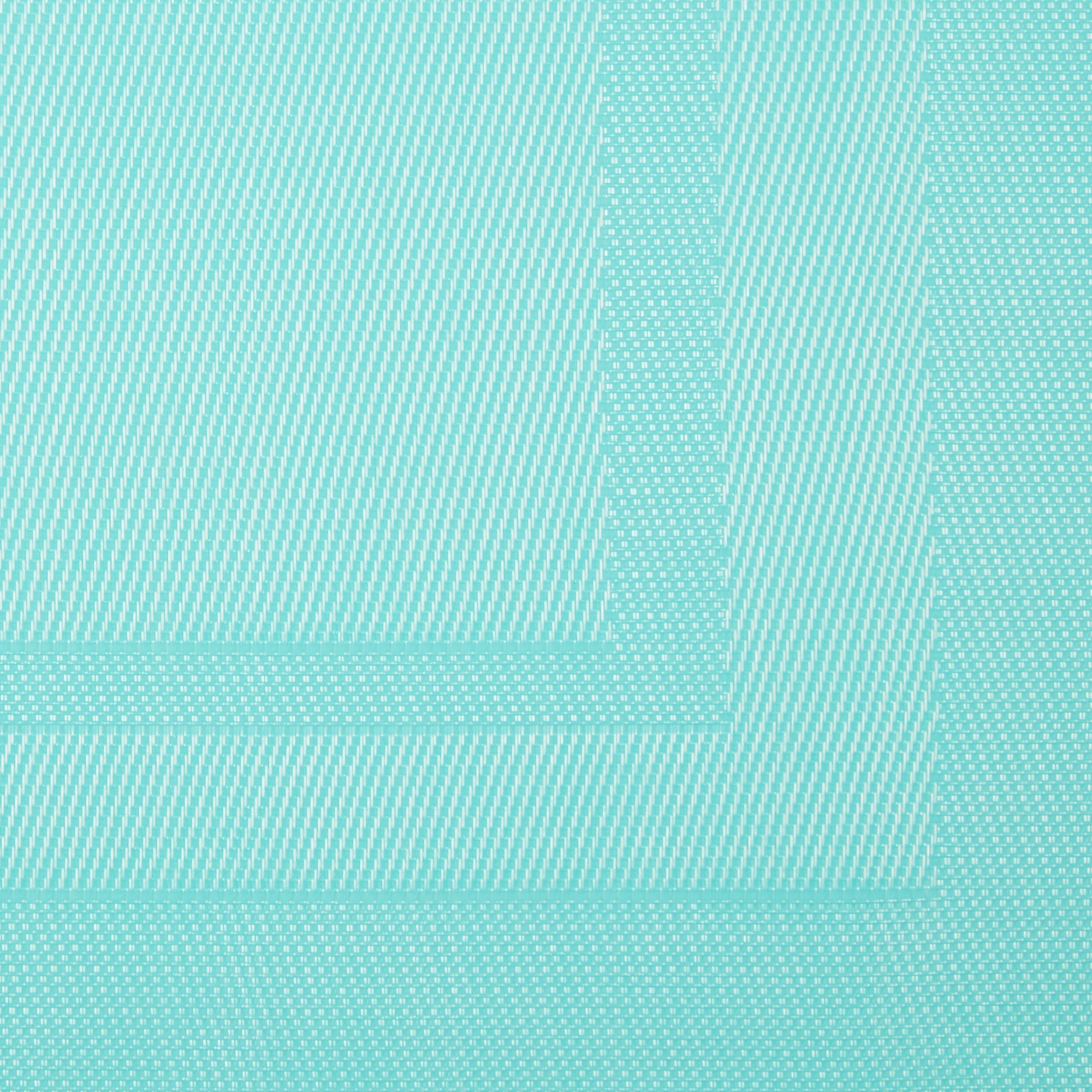 DII Aqua PVC Doubleframe Table Runner 14x72