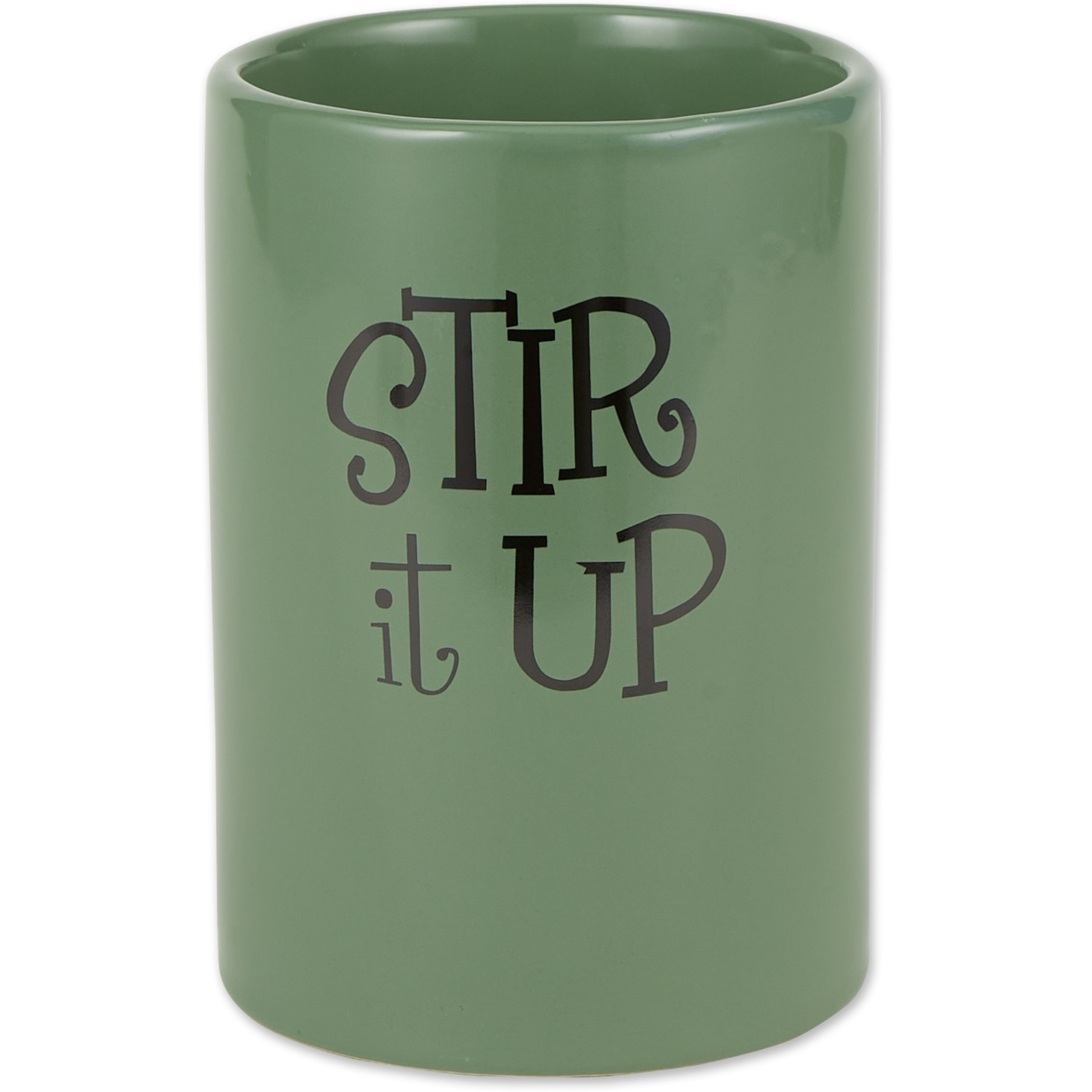 DII Artichoke Green Stir It Up Ceramic Utensil Holder