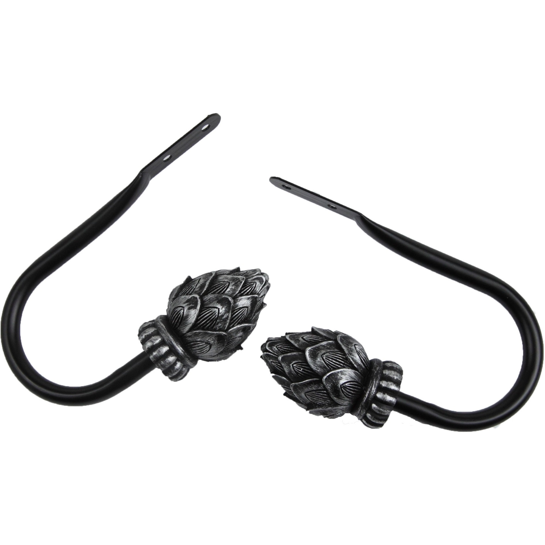 Tilia Holdback Pair - Black
