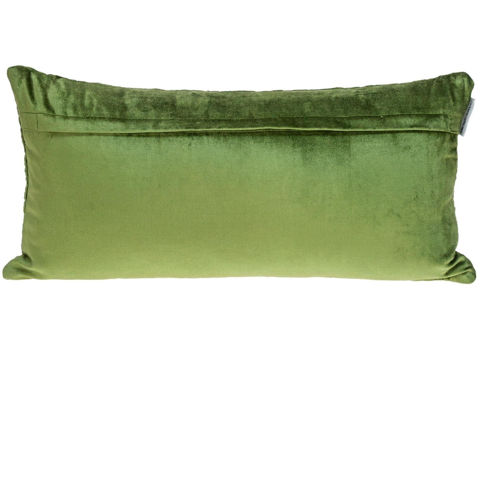 Parkland Collection Sora Transitional Quilted Olive Throw Pillow