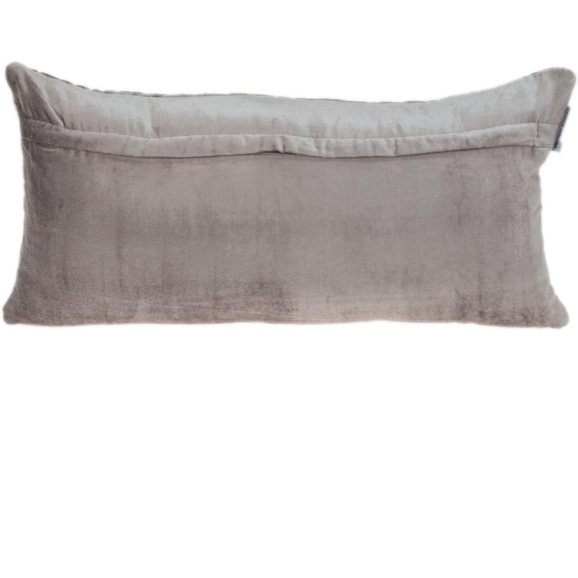 Parkland Collection Reta Transitional Quilted Taupe Throw Pillow