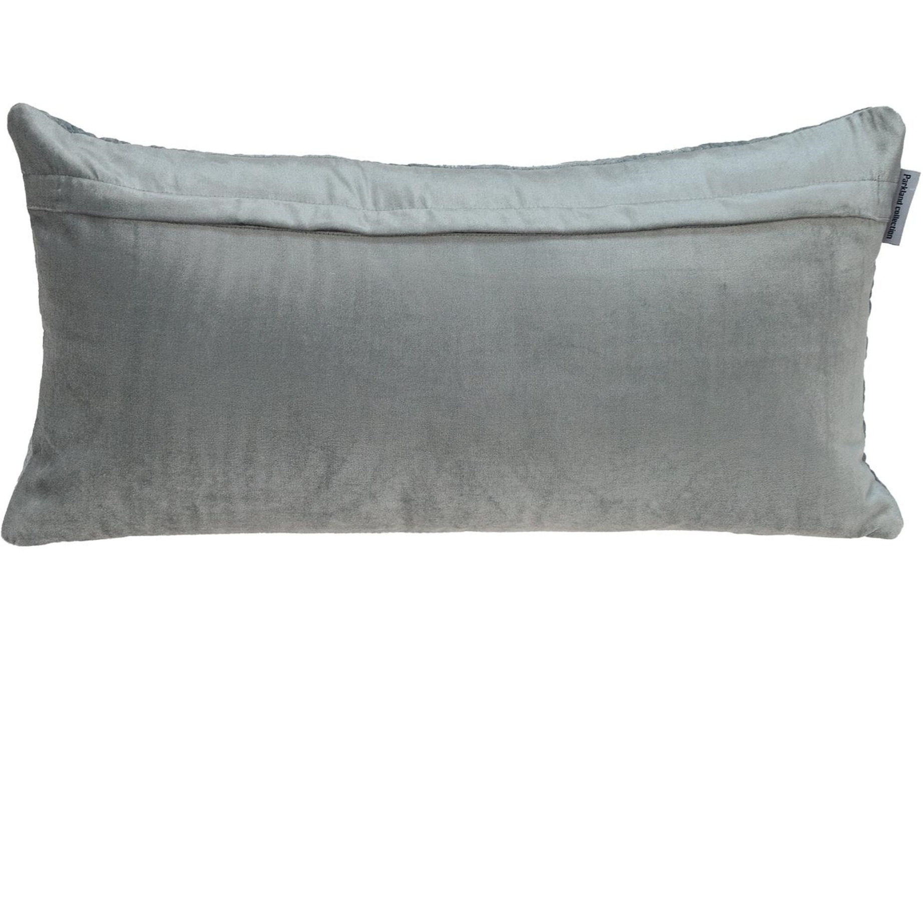 Parkland Collection Cristal Transitional Quilted Gray Throw Pillow