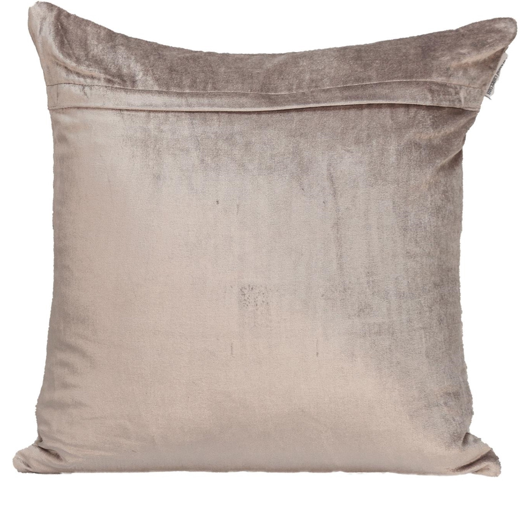Parkland Collection Aleta Transitional Quilted Taupe Throw Pillow