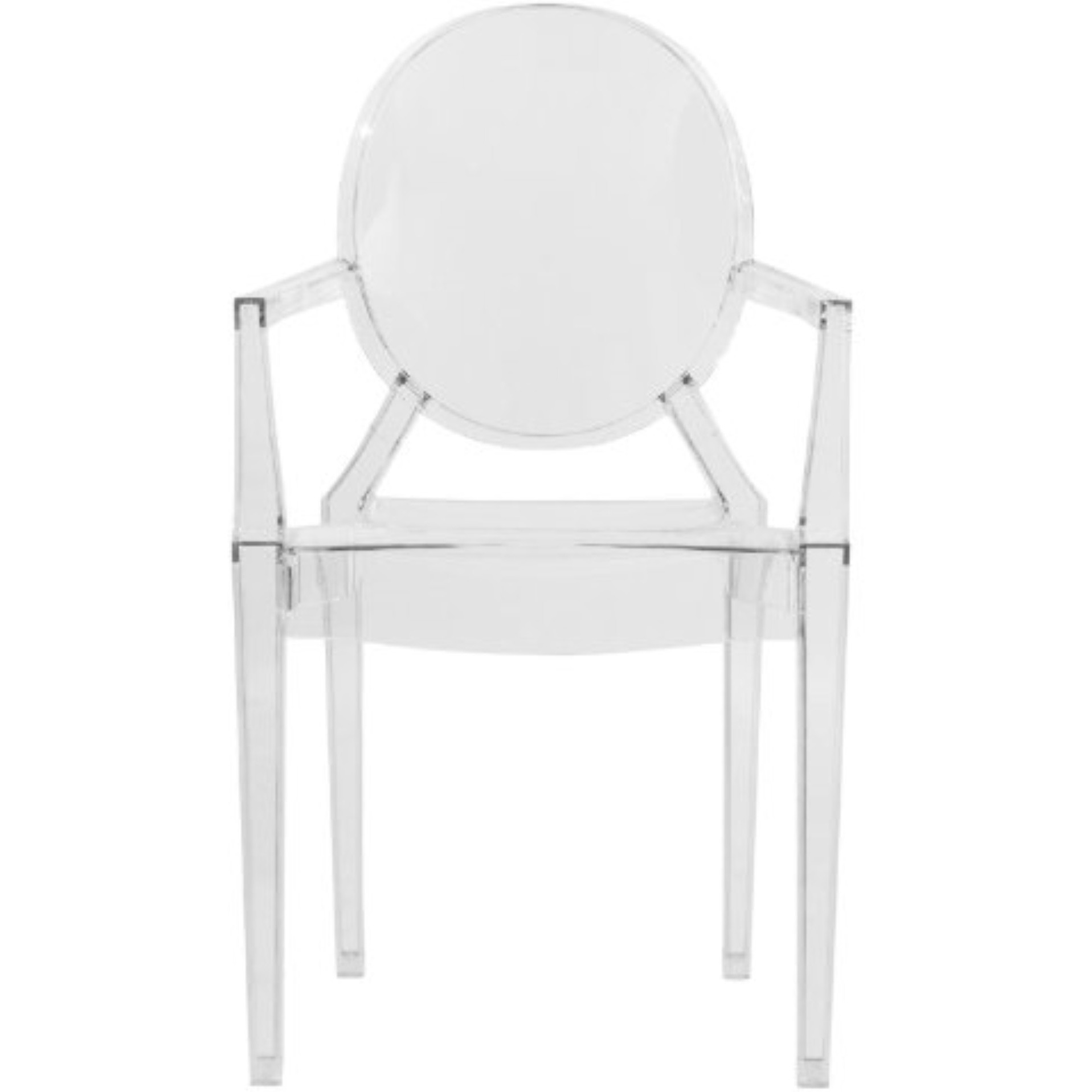 LeisureMod Carroll Modern Acrylic Chair