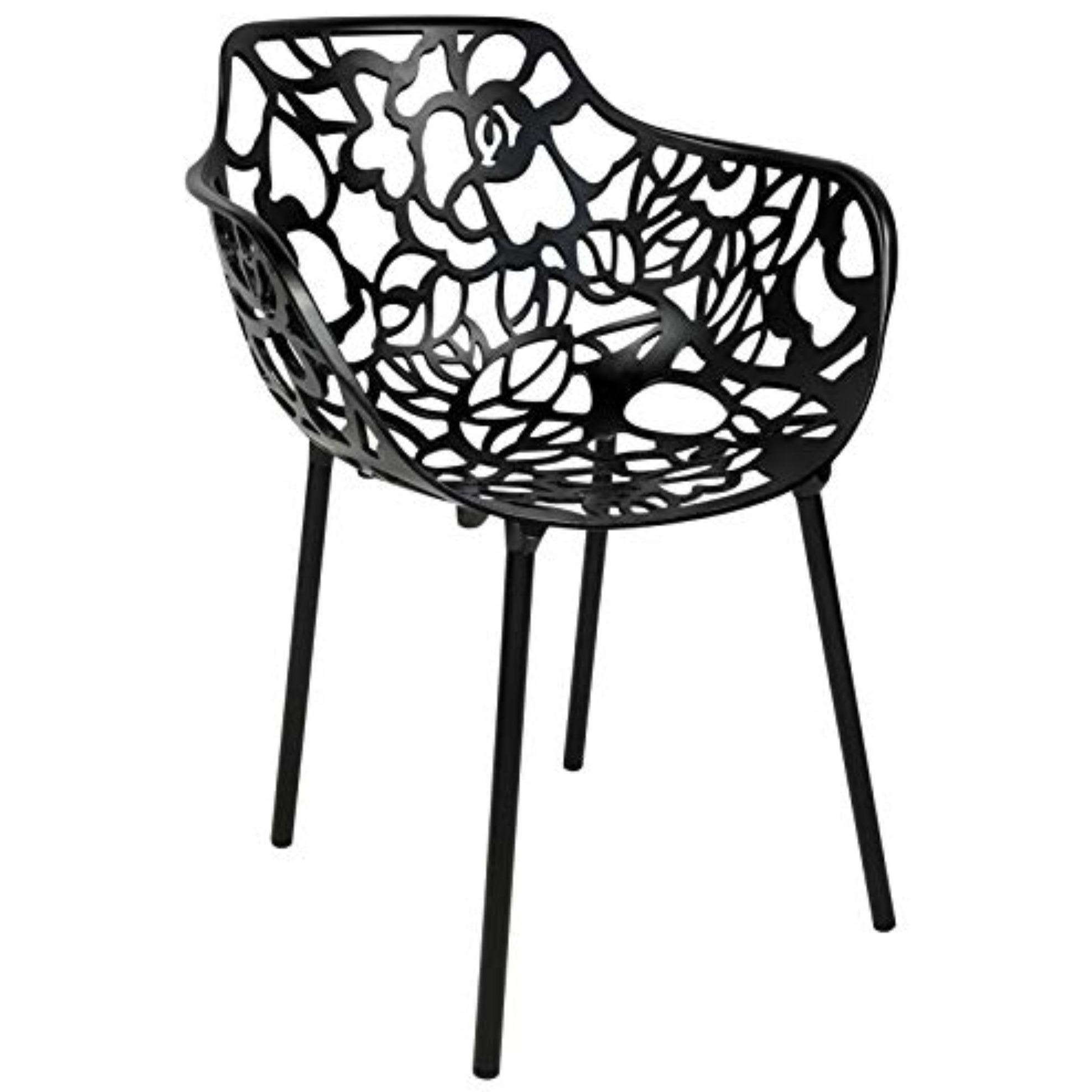 LeisureMod Modern Devon Aluminum Chair