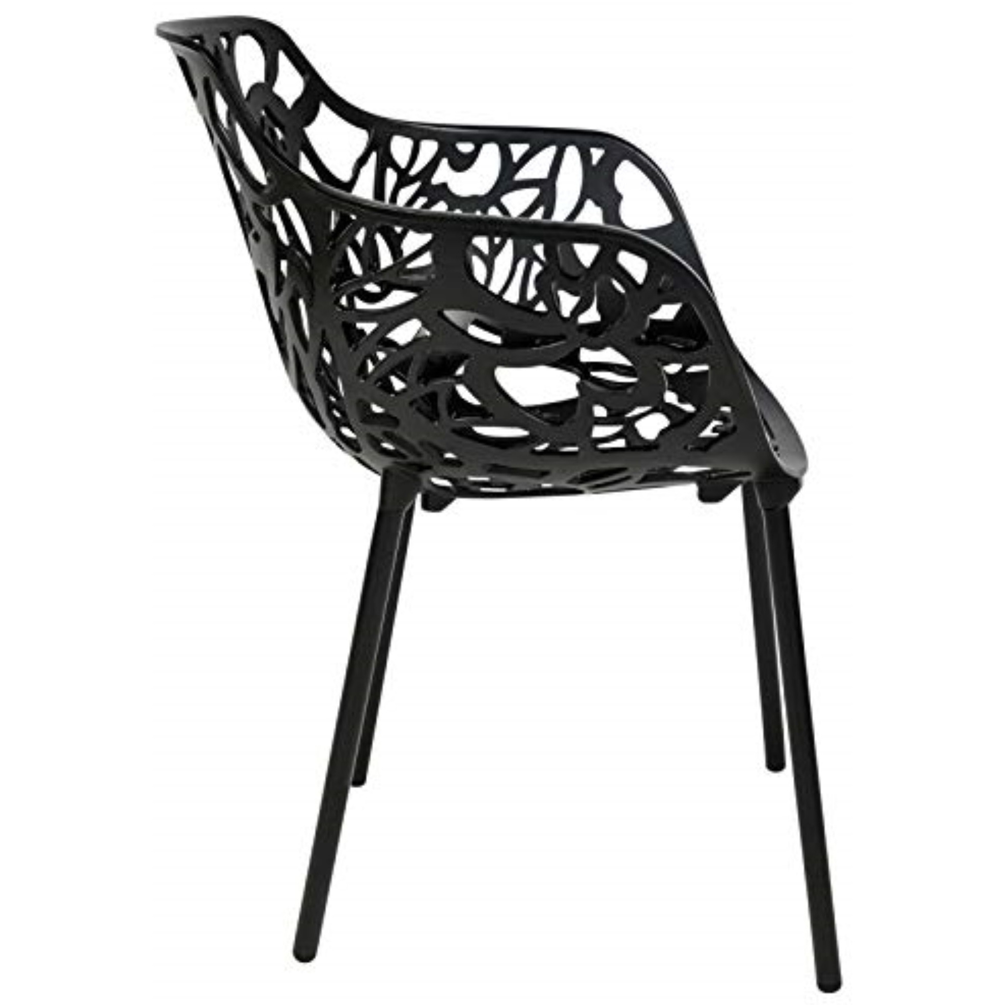 LeisureMod Modern Devon Aluminum Chair
