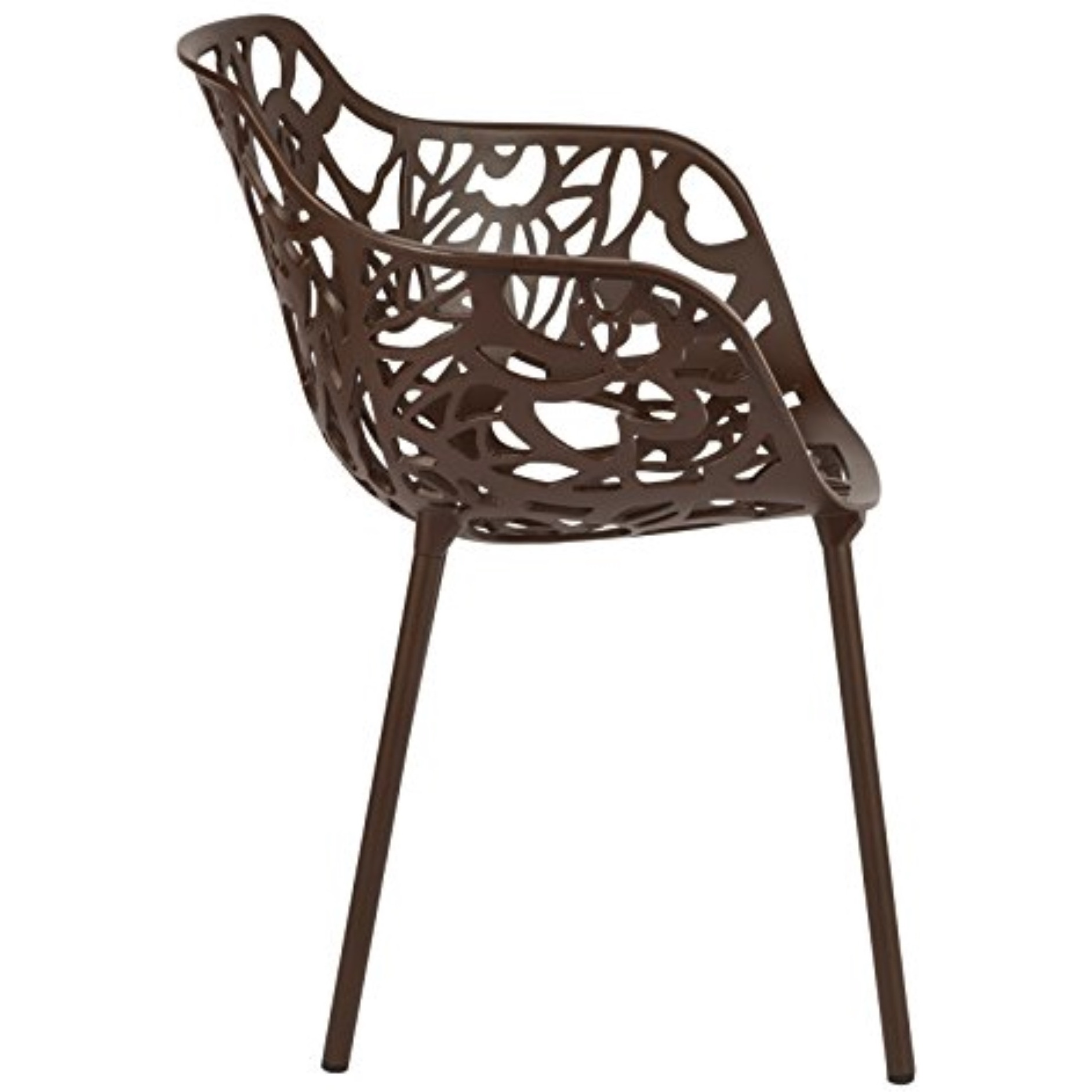 LeisureMod Modern Devon Aluminum Chair
