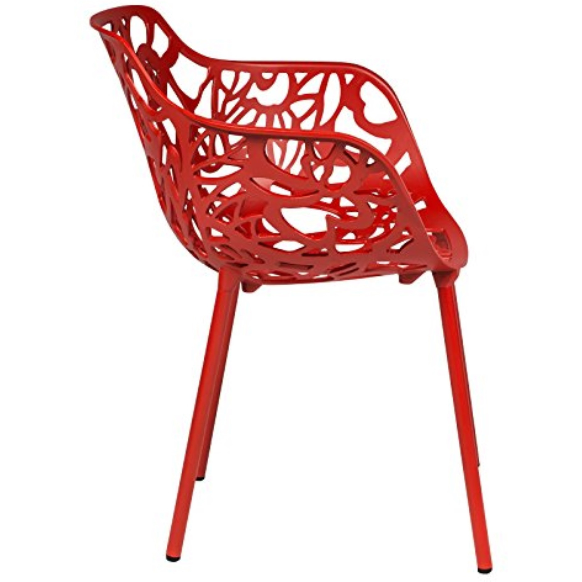 LeisureMod Modern Devon Aluminum Chair