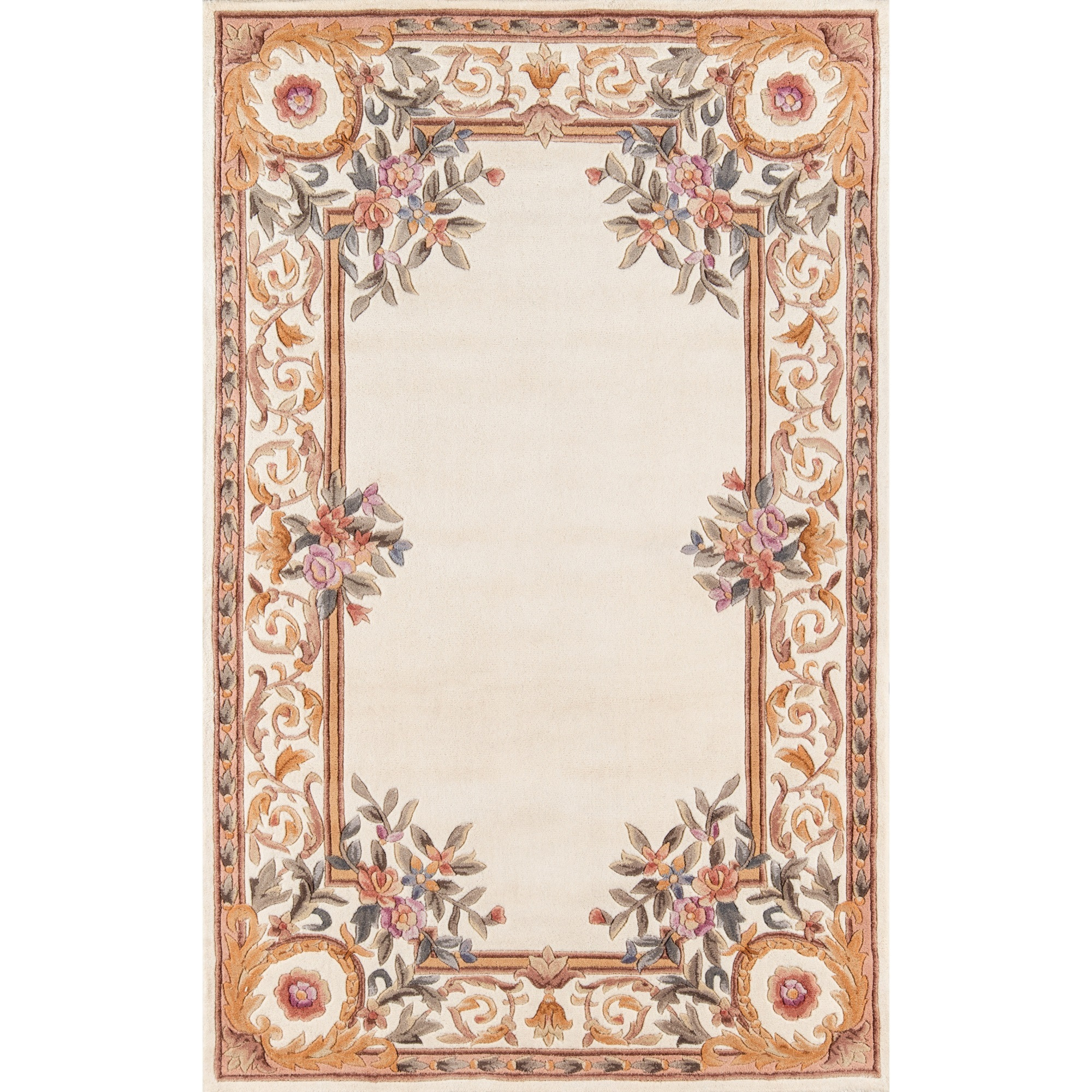 Momeni Harmony India HAI-7/Ivory -7'9" X 7'9" Round