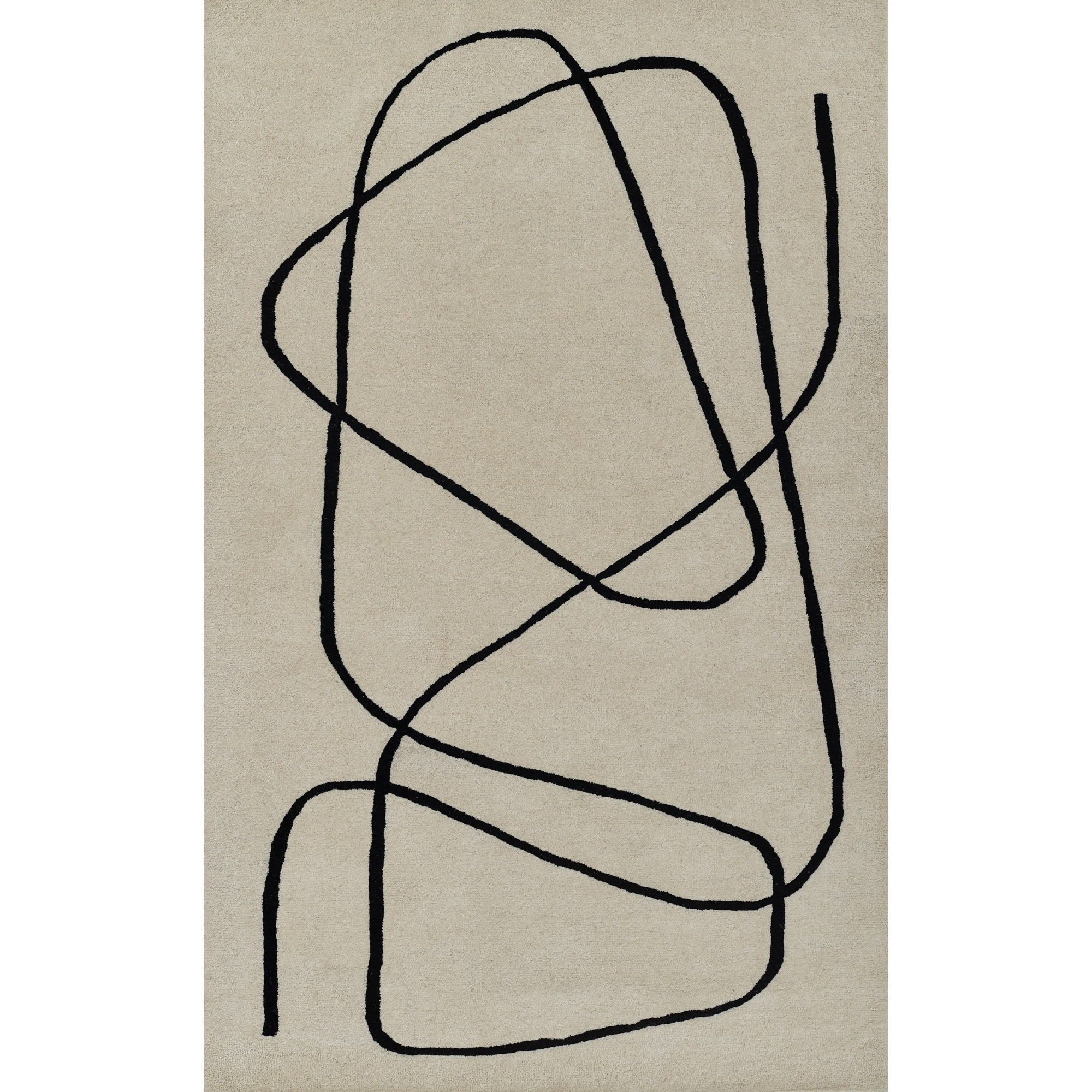 Momeni Simba SIM-8/Ivory -5' X 8'
