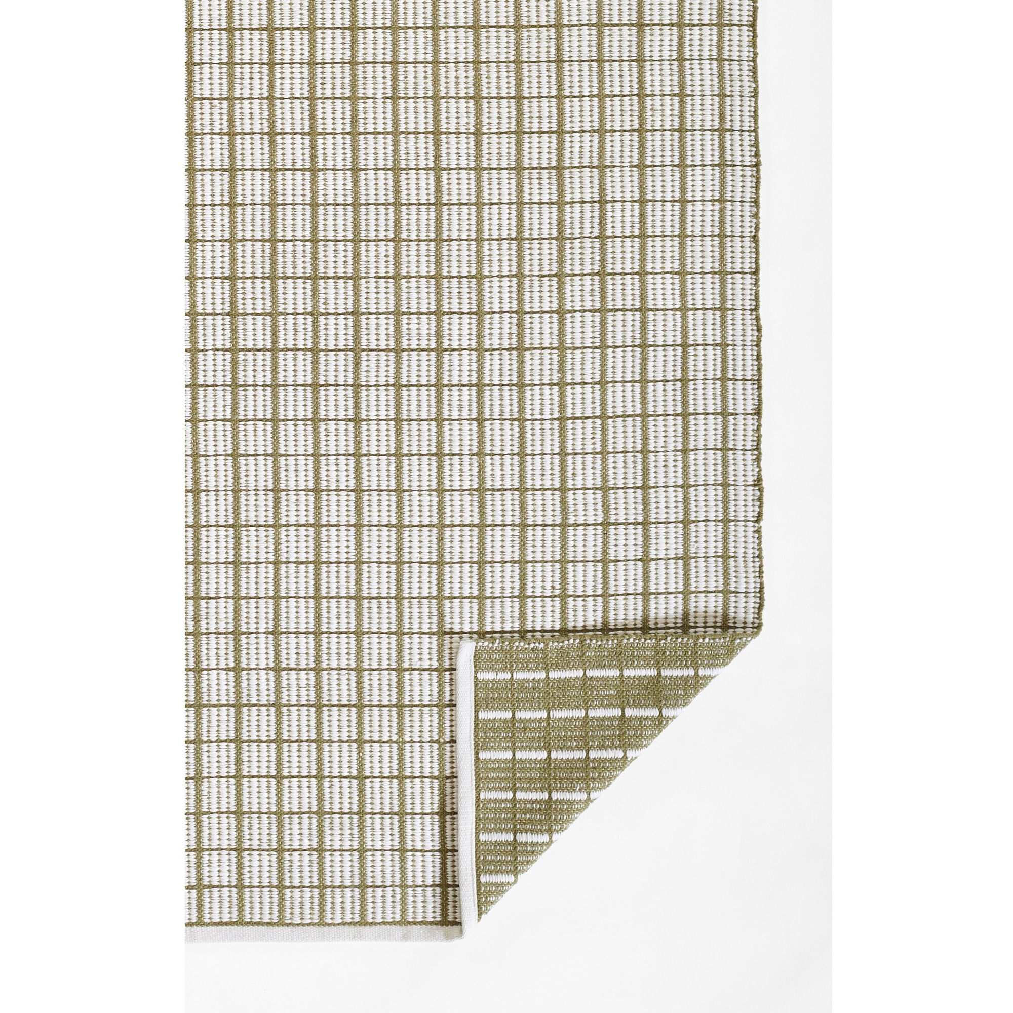 Novogratz Malmo MLO-2 Grid/Green -2' X 3'