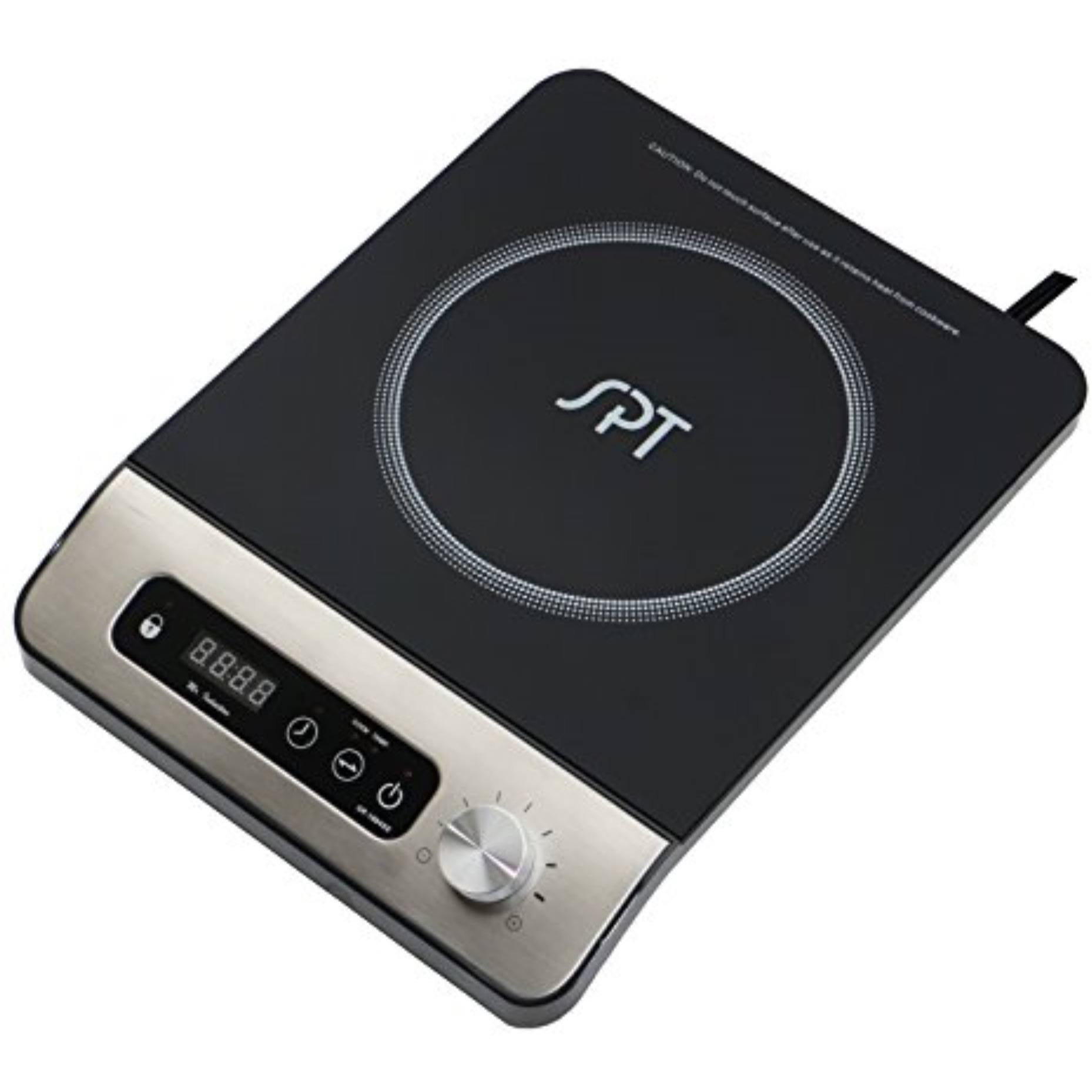 1650W Induction with Stainless Steel Panel & Control Knob + Pot Combo