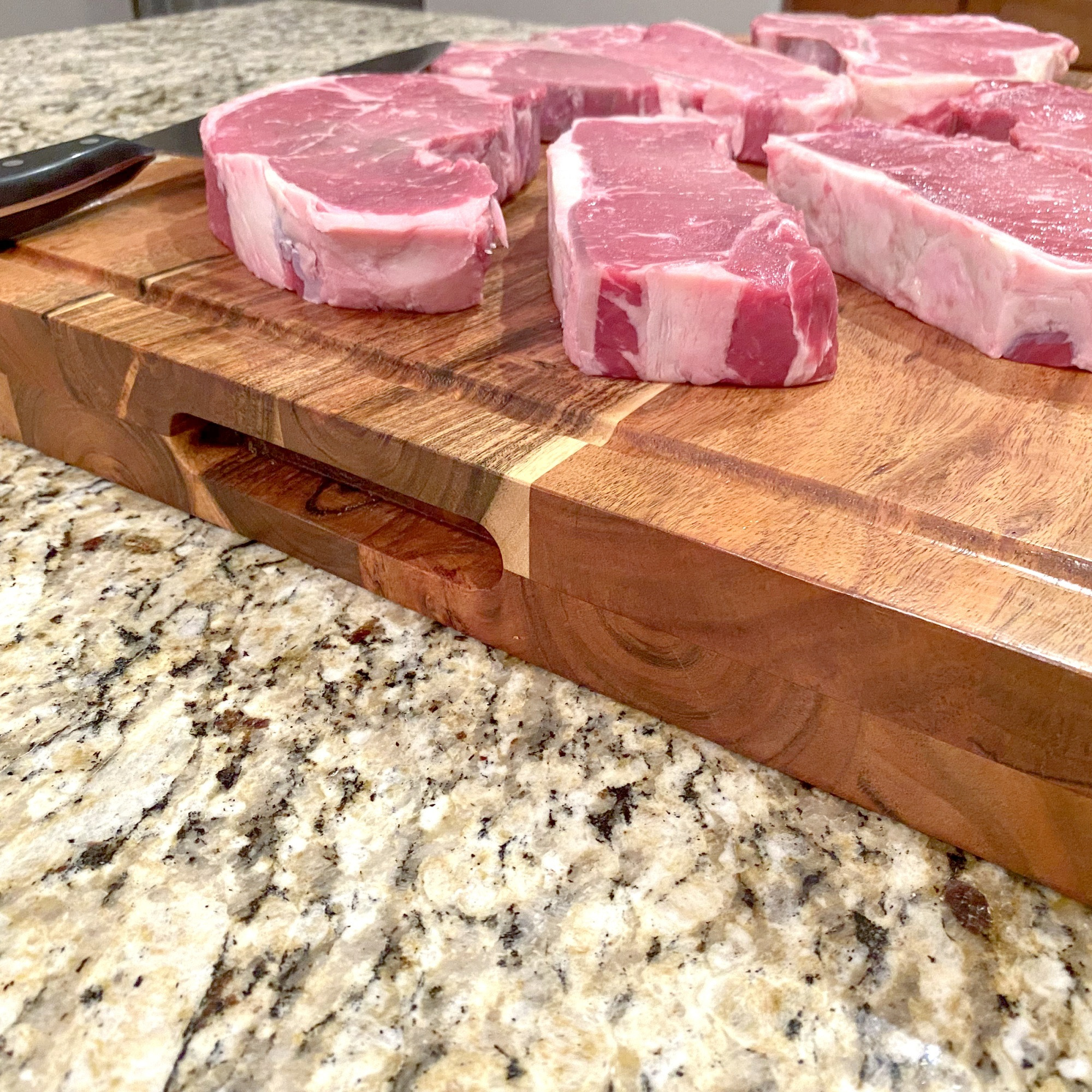 Acacia Wood Cutting Board 18 in. x 21in.