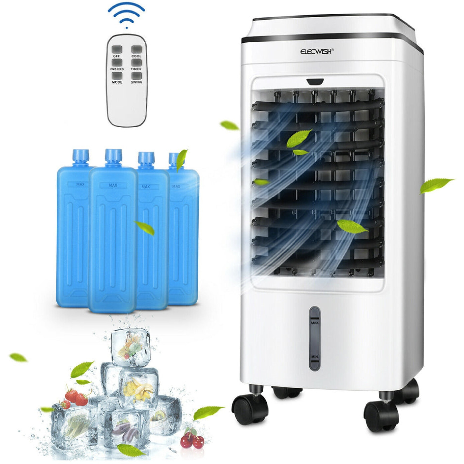 Compact Transportable Air Conditioner Cooling Fan Humidifier