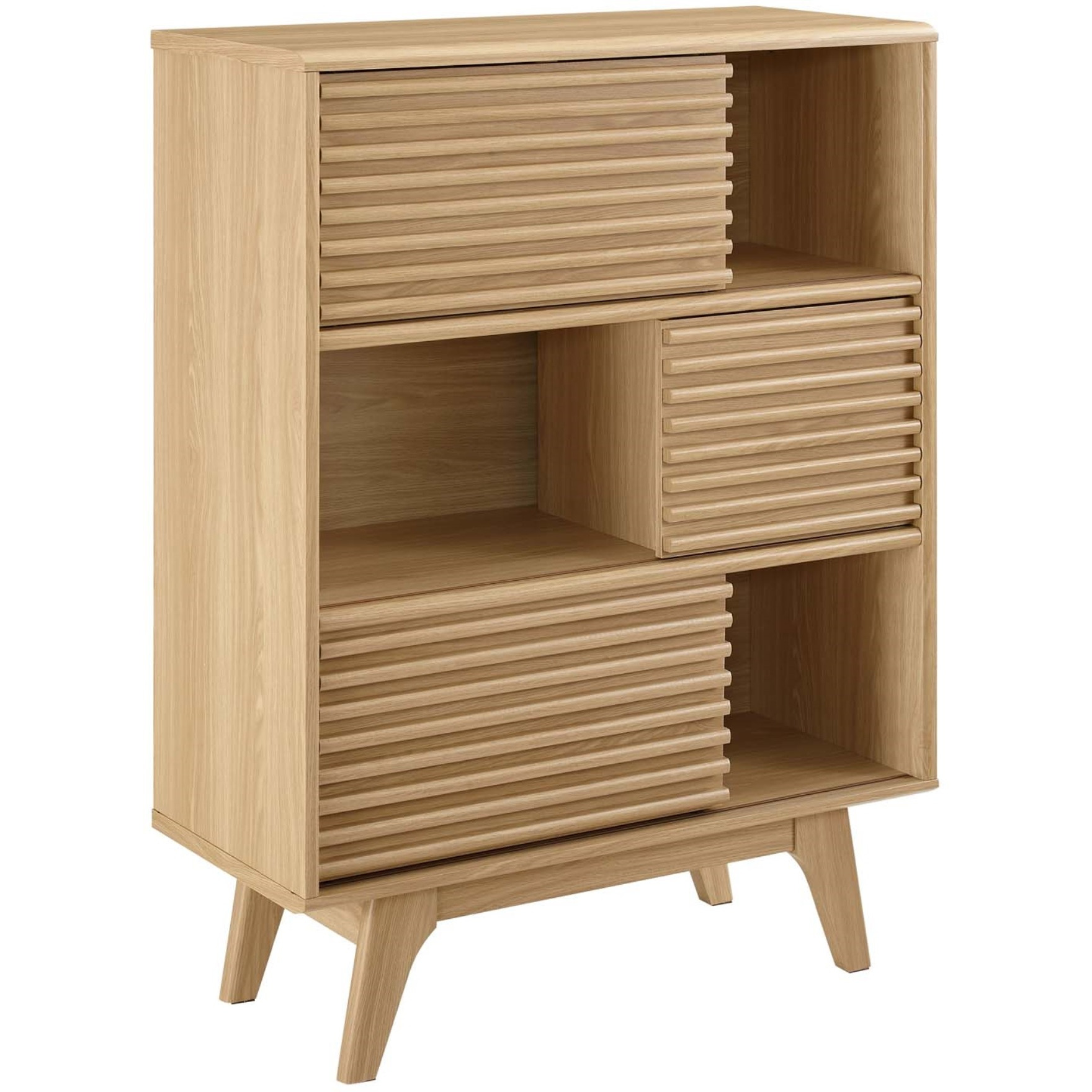 Render Three-Tier Display Storage Cabinet Stand
