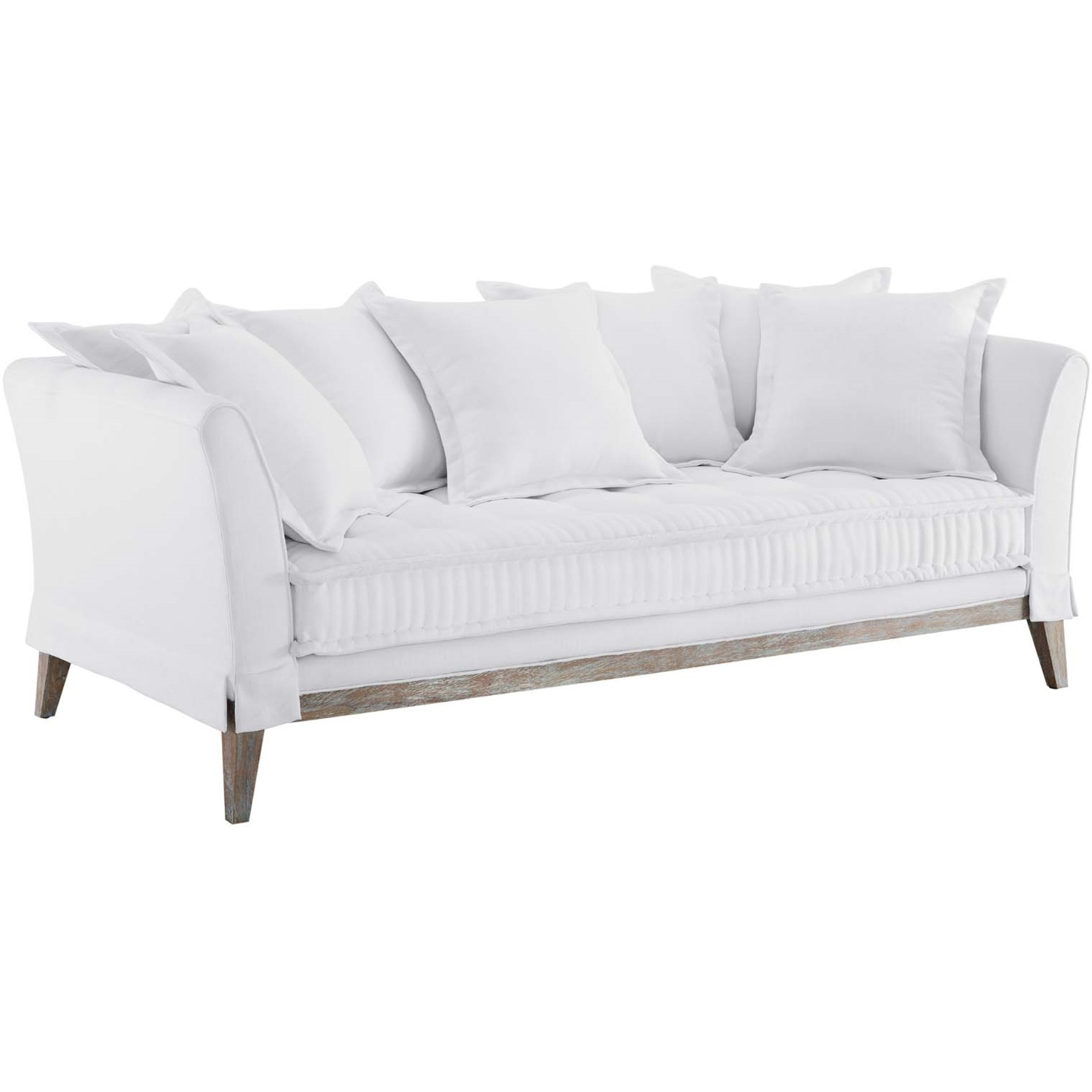 Rowan Fabric Sofa, White