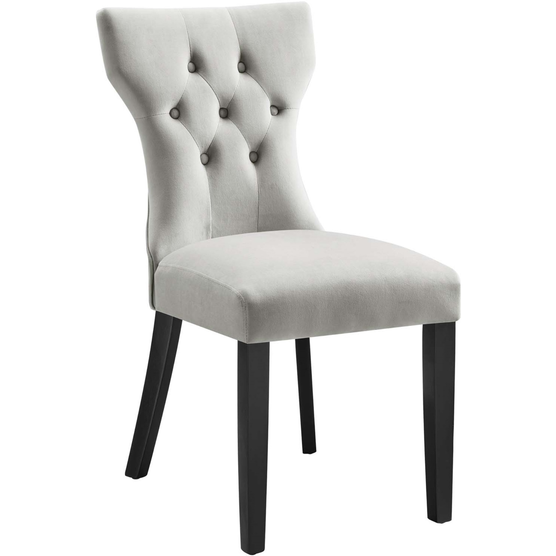 Silhouette Performance Velvet Dining Chairs - Set of 2