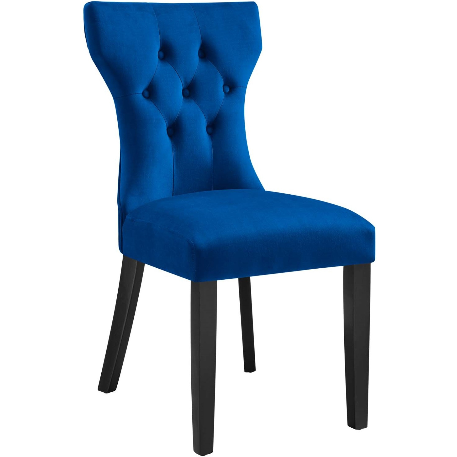 Silhouette Performance Velvet Dining Chairs - Set of 2