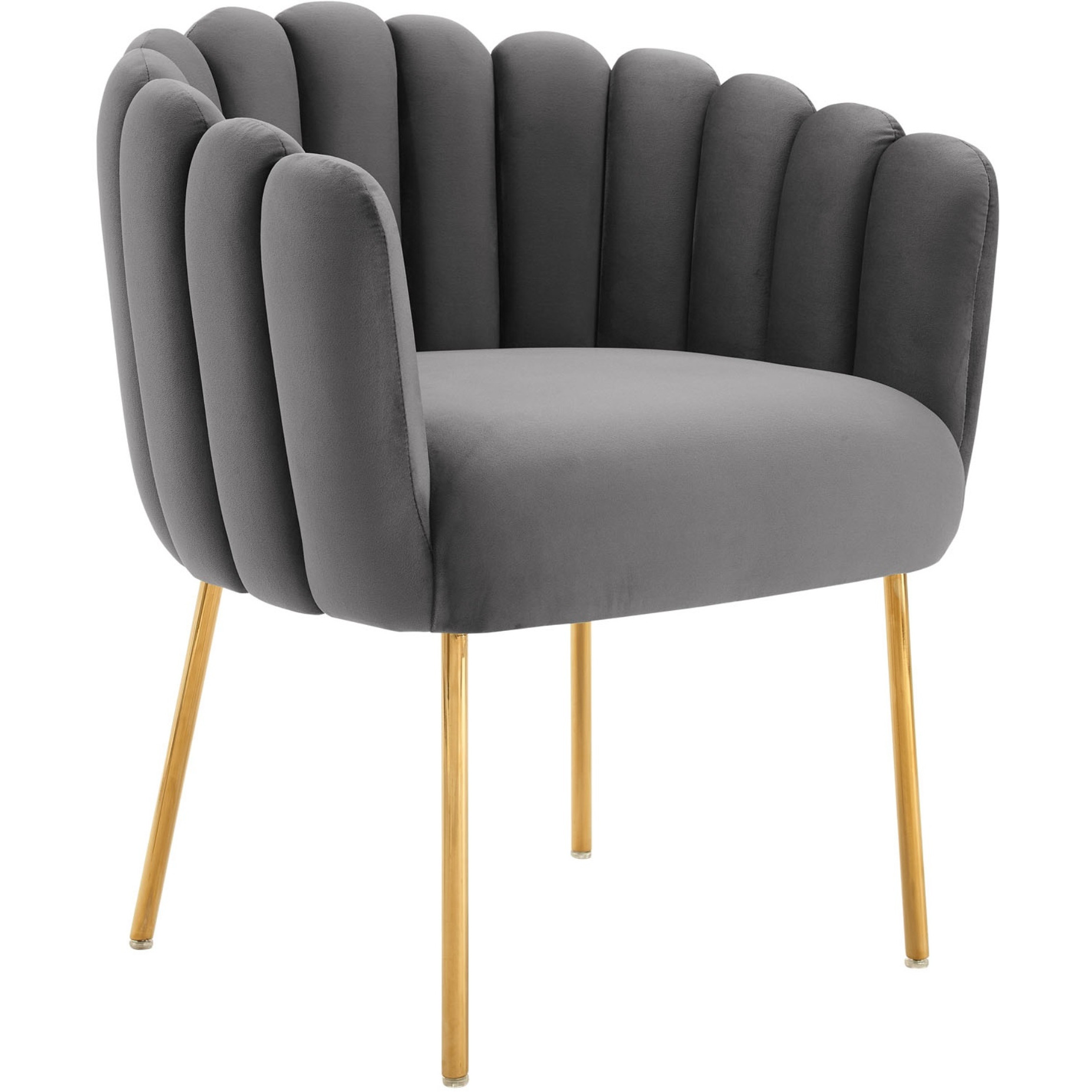 Sanna Channel Tufted Performance Velvet Armchair