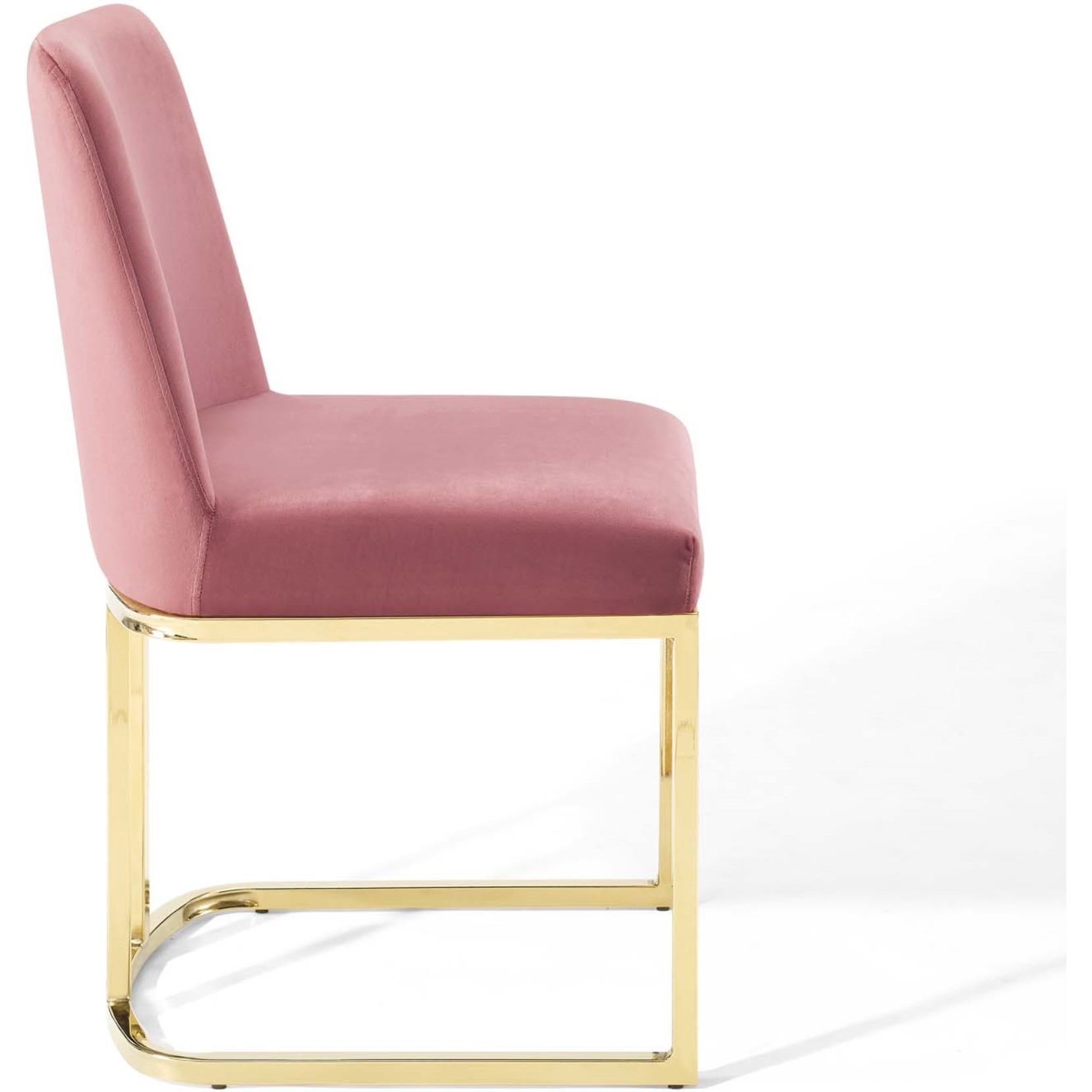 Amplify Sled Base Performance Velvet Dining Chairs - Set of 2