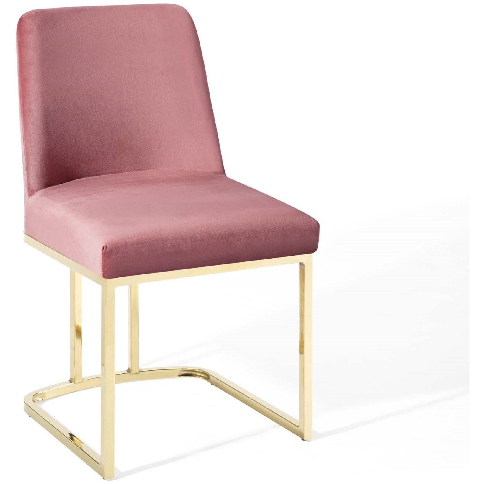 Amplify Sled Base Performance Velvet Dining Chairs - Set of 2