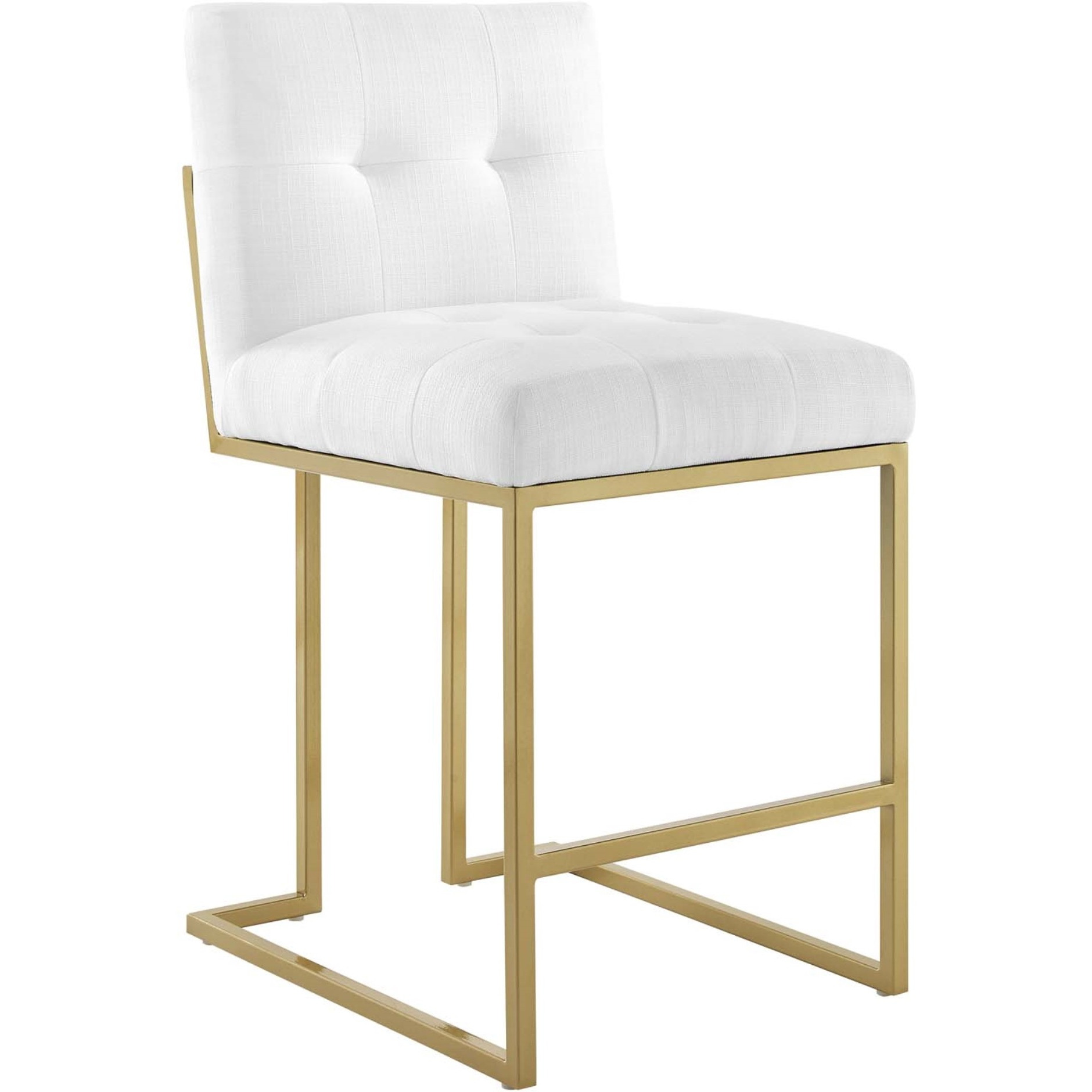 Privy Counter Stool Upholstered Fabric Set of 2