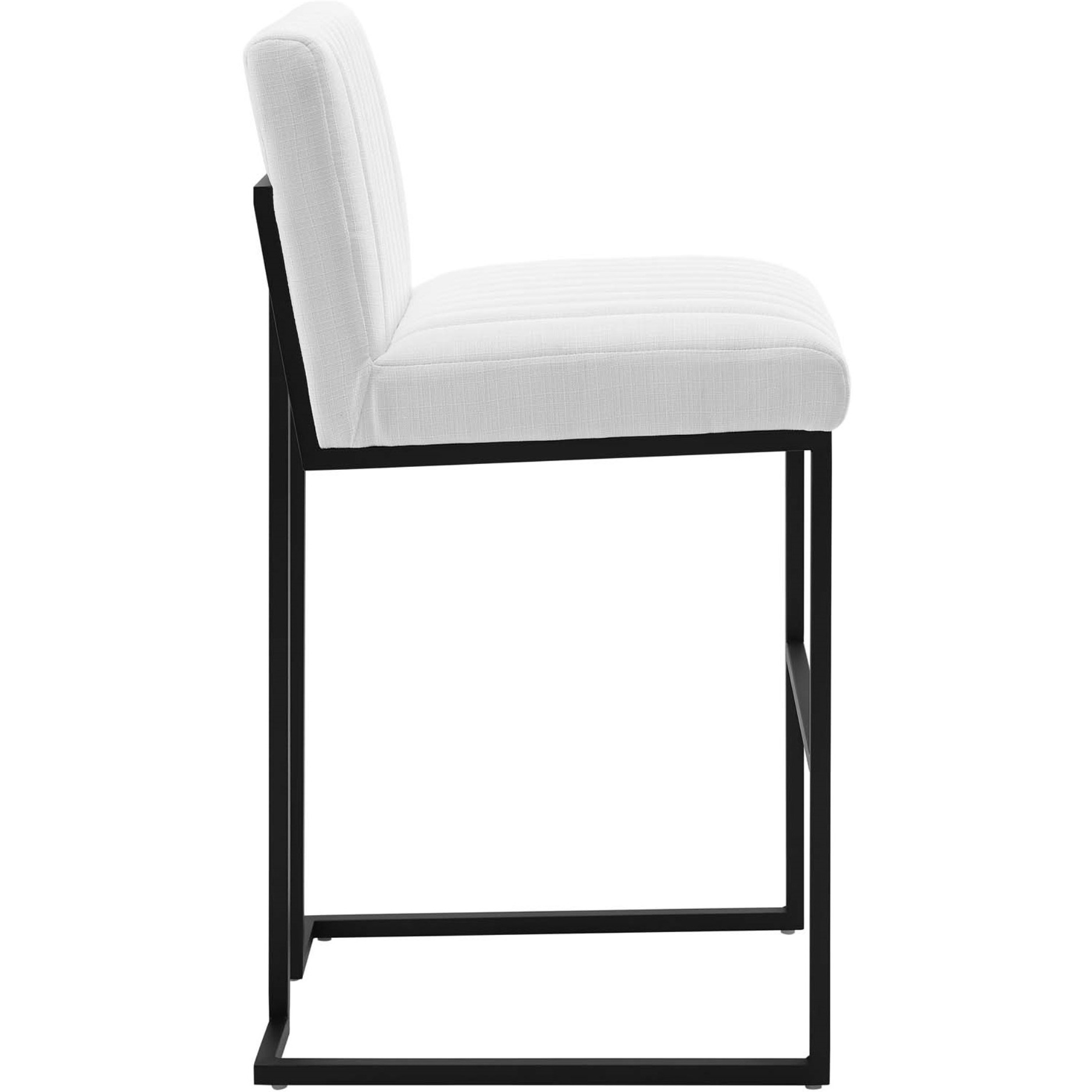 Indulge Channel Tufted Fabric Bar Stools