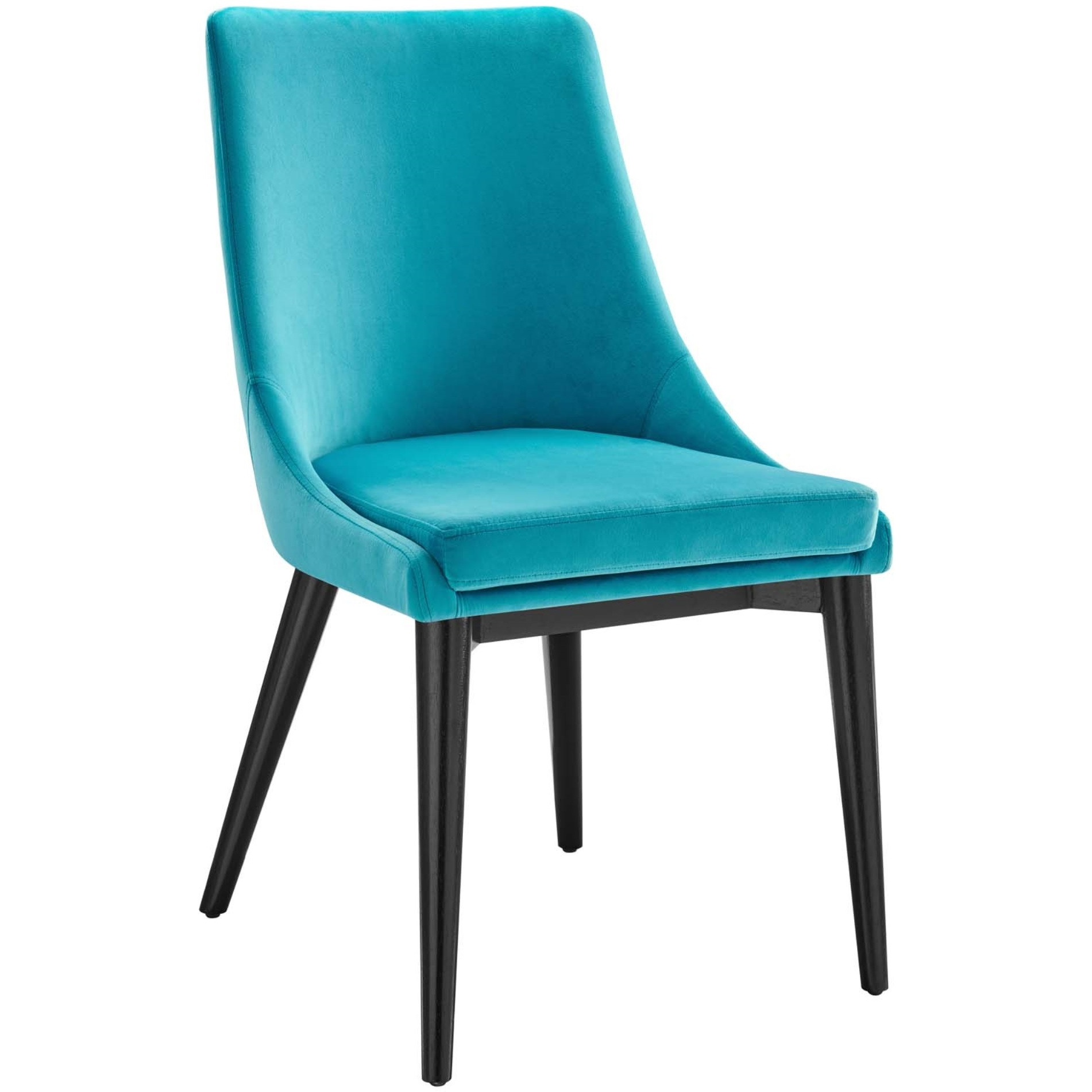 Viscount Accent Performance Velvet Dining Chairs - Set of 2