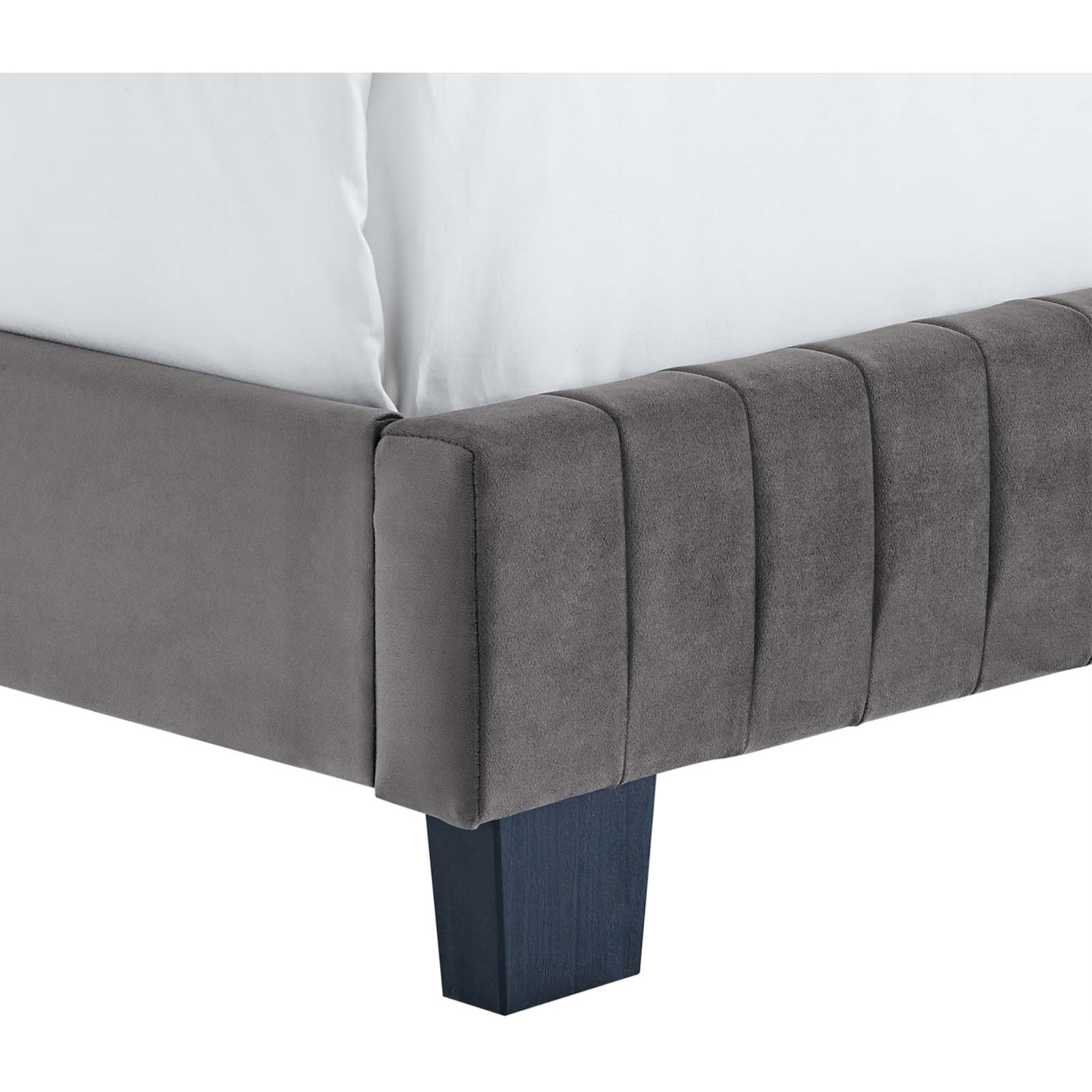 Celine Channel Tufted Performance Velvet Full Bed