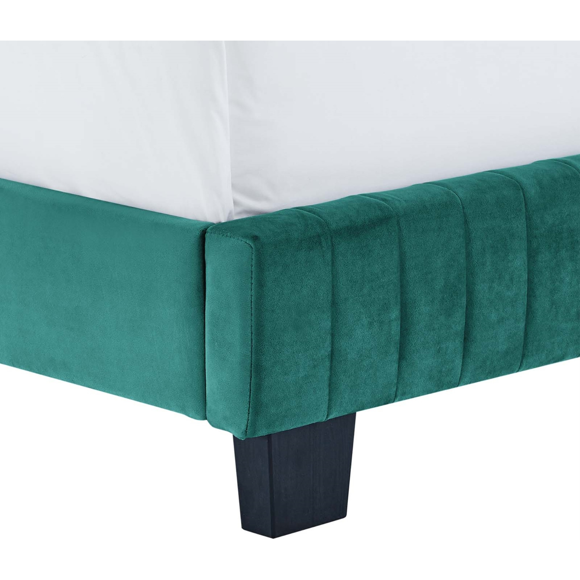 Celine Channel Tufted Performance Velvet Full Bed