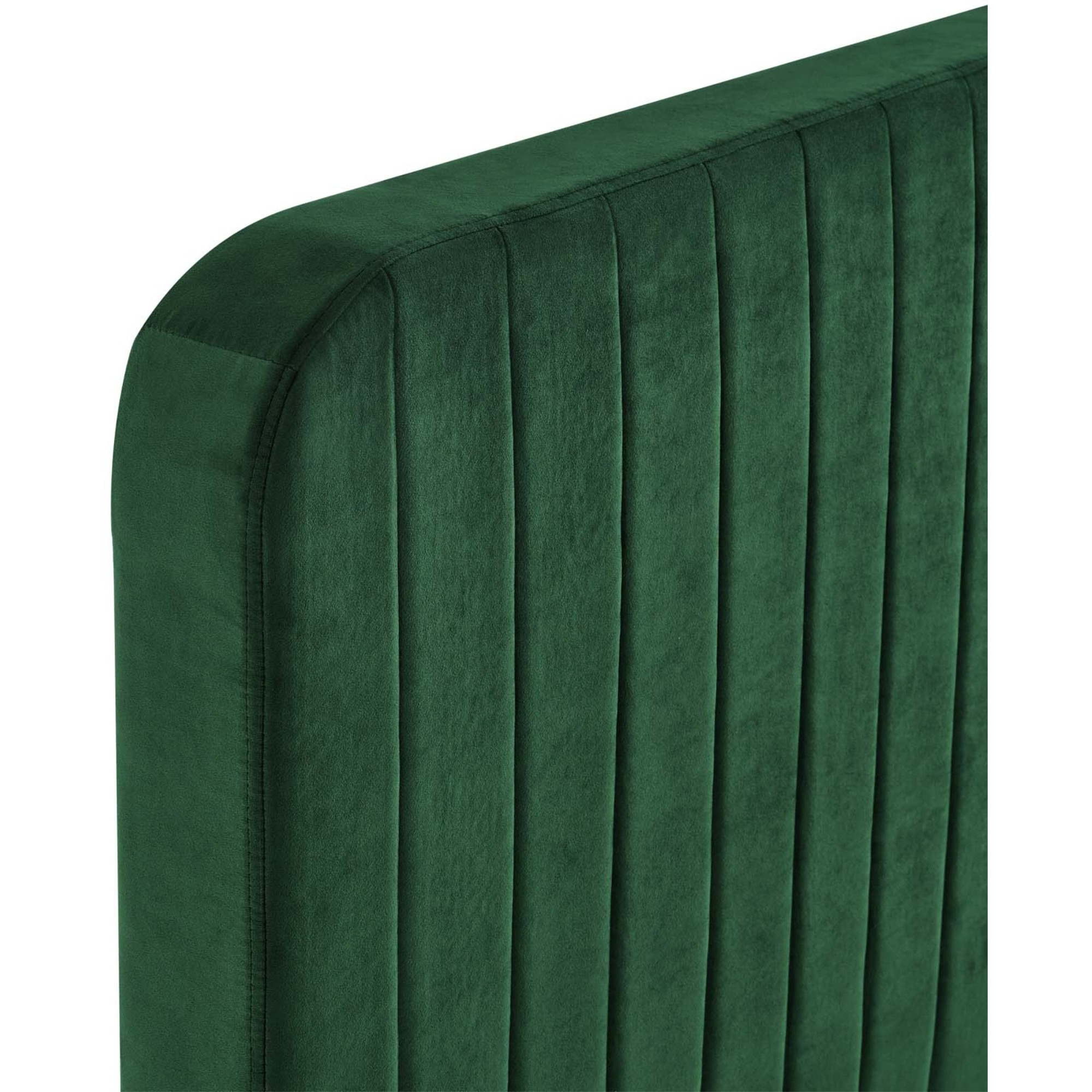 Celine Channel Tufted Performance Velvet Queen Platform Bed