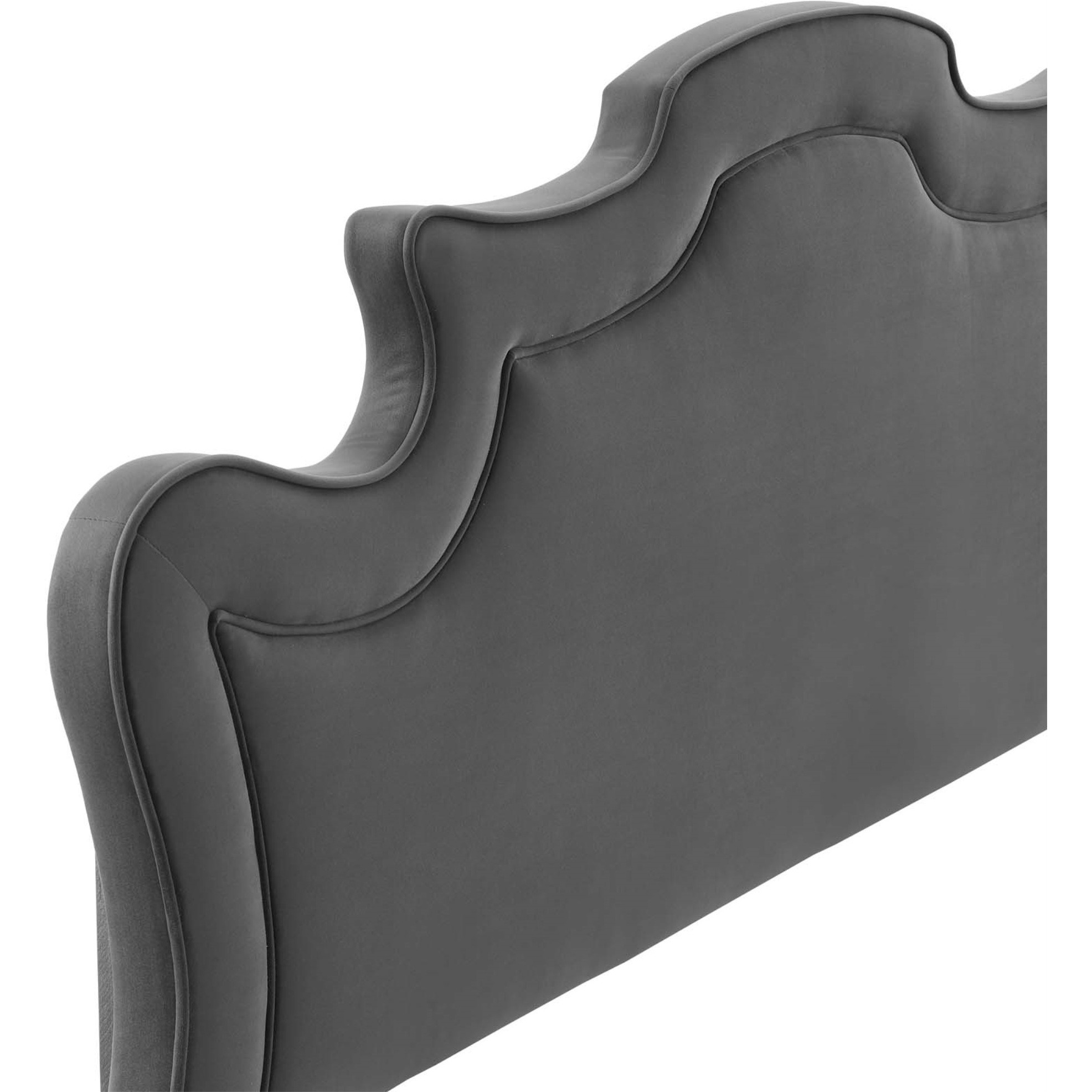 Evangeline Performance Velvet Twin Headboard