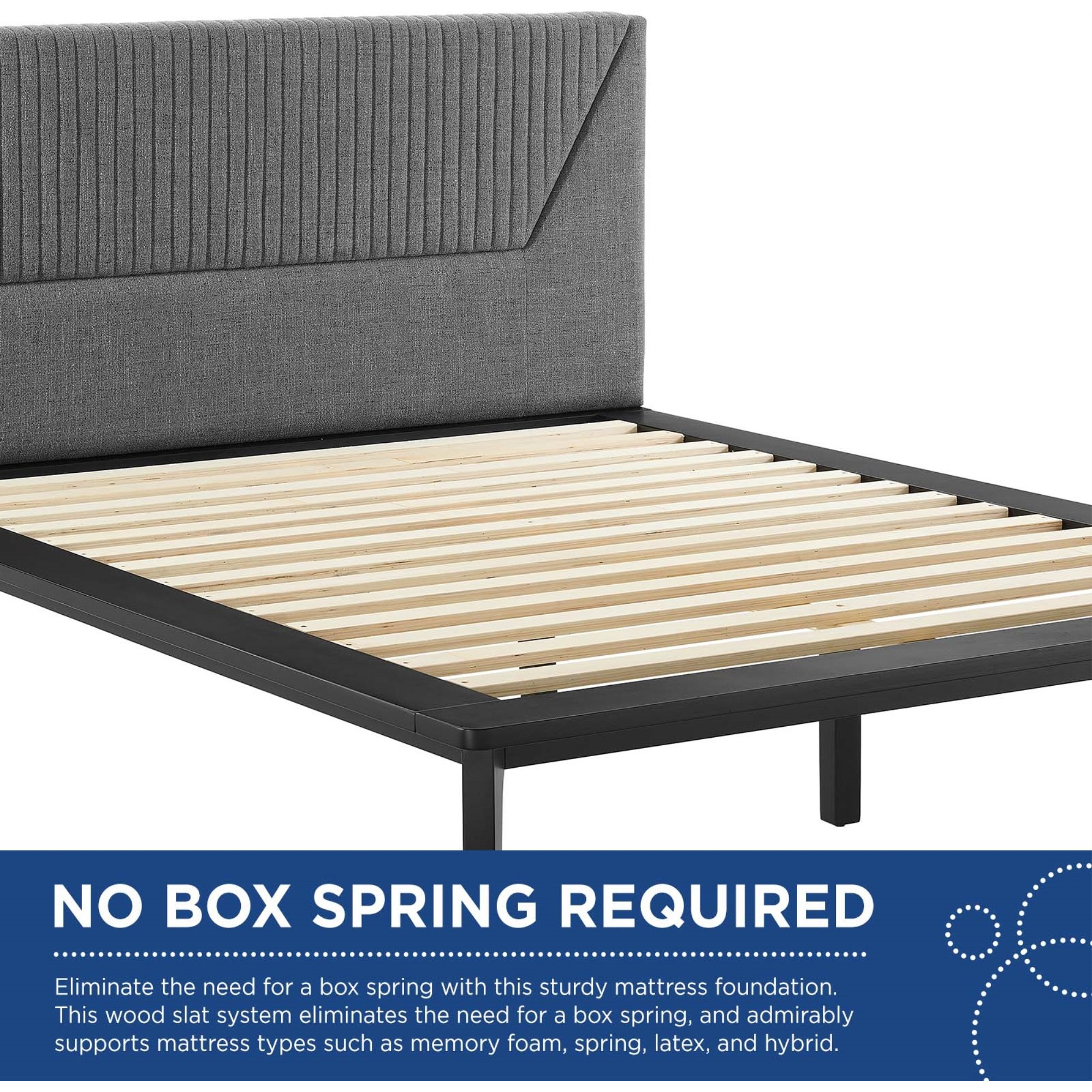Dakota Upholstered Queen Platform Bed