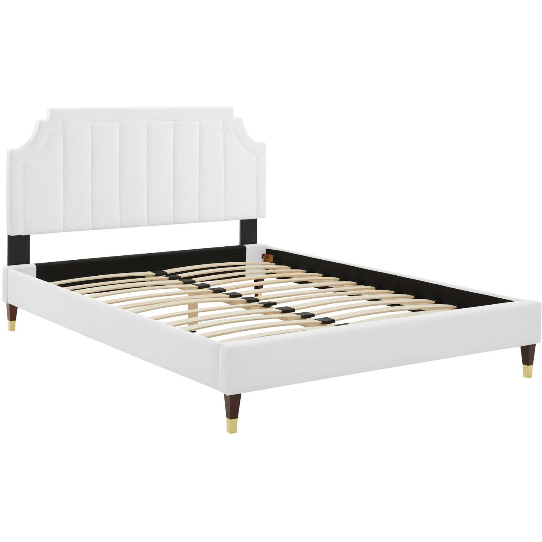 Sienna Performance Velvet Queen Platform Bed