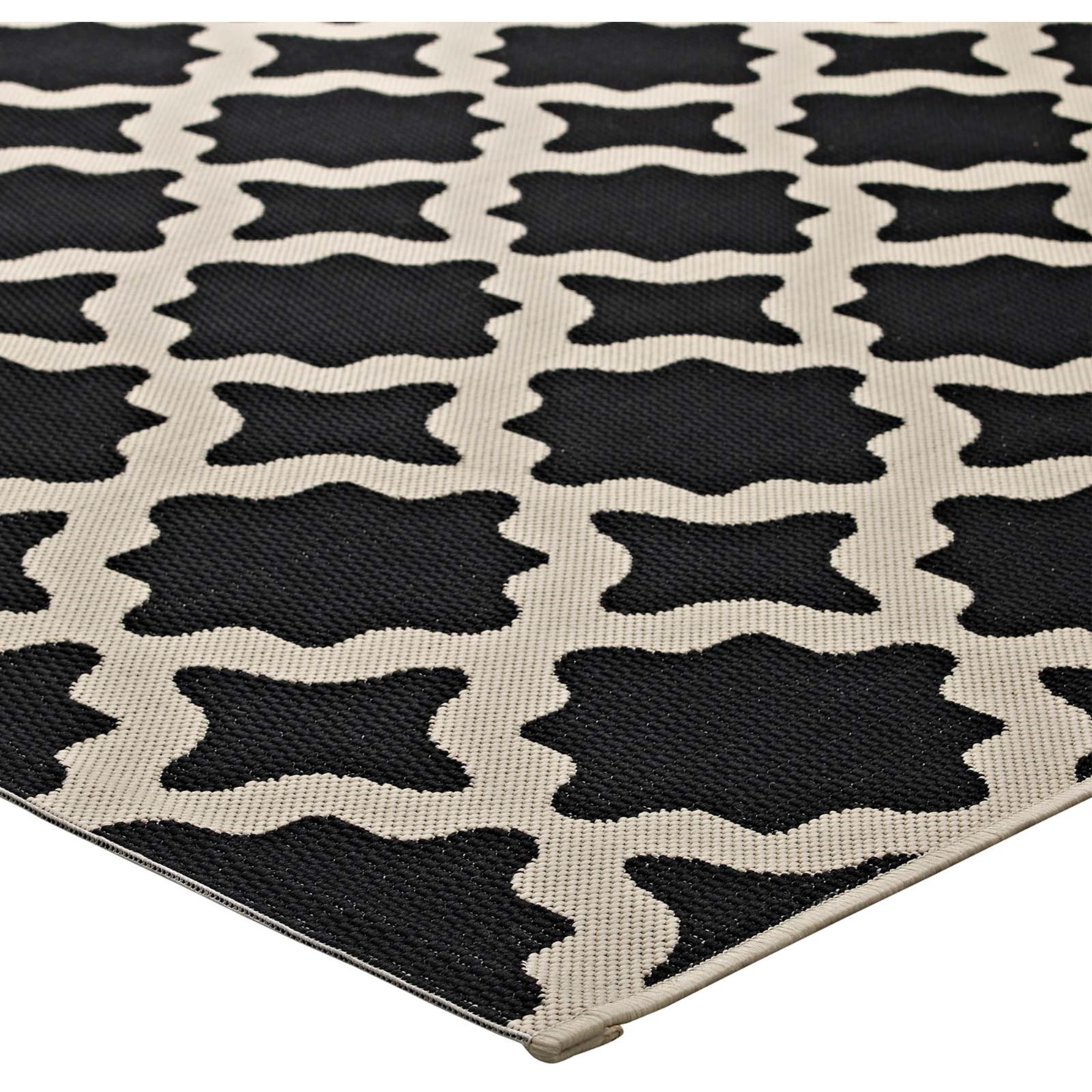 Cerelia Moroccan Trellis 4x6 Indoor and Outdoor Area Rug