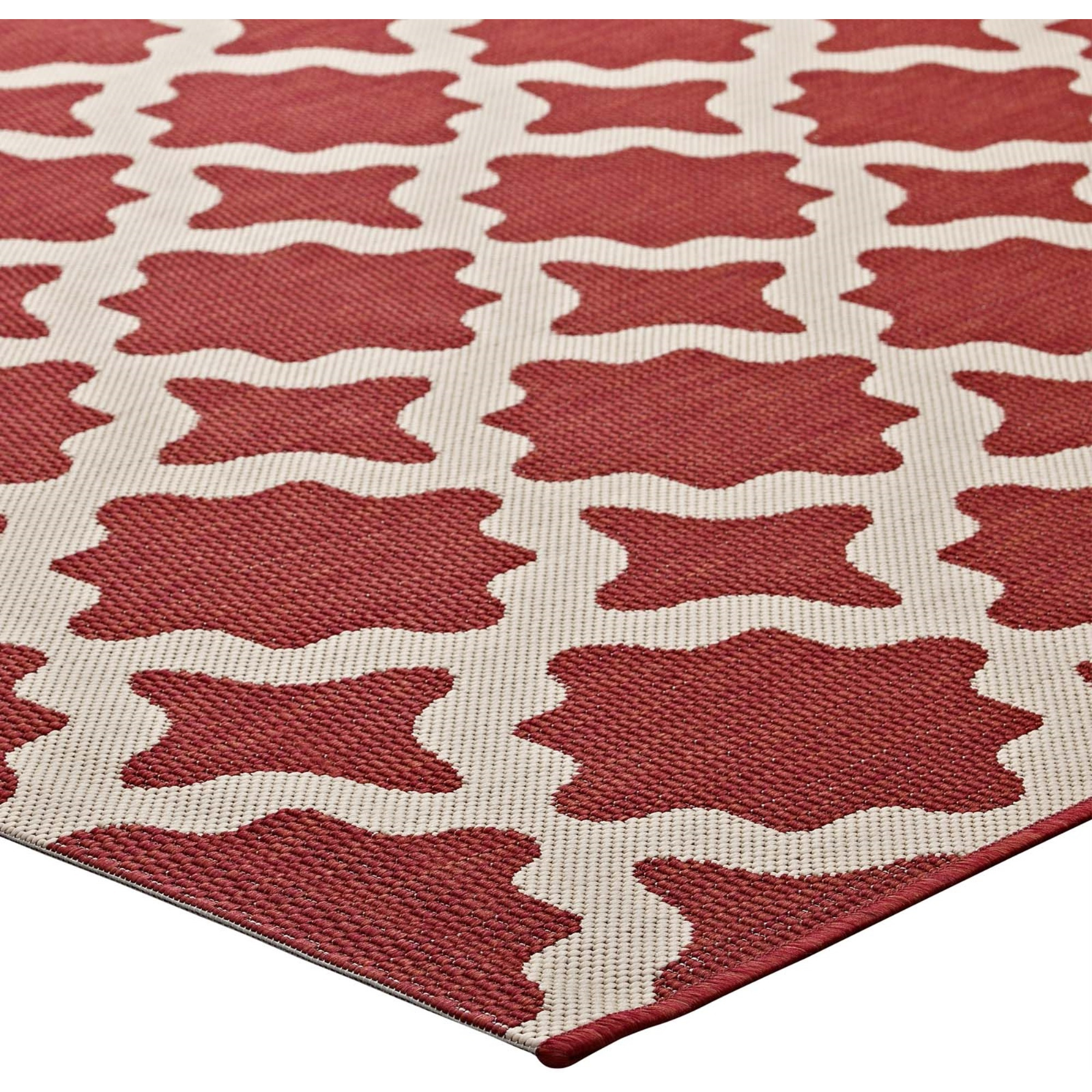 Cerelia Moroccan Trellis 9x12 Indoor and Outdoor Area Rug