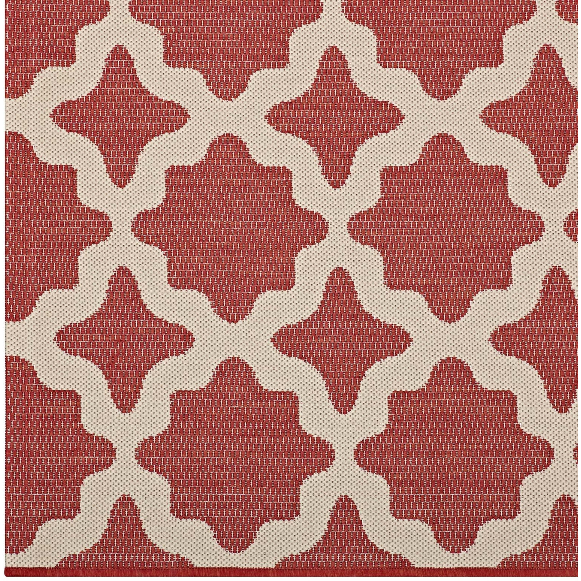 Cerelia Moroccan Trellis 9x12 Indoor and Outdoor Area Rug