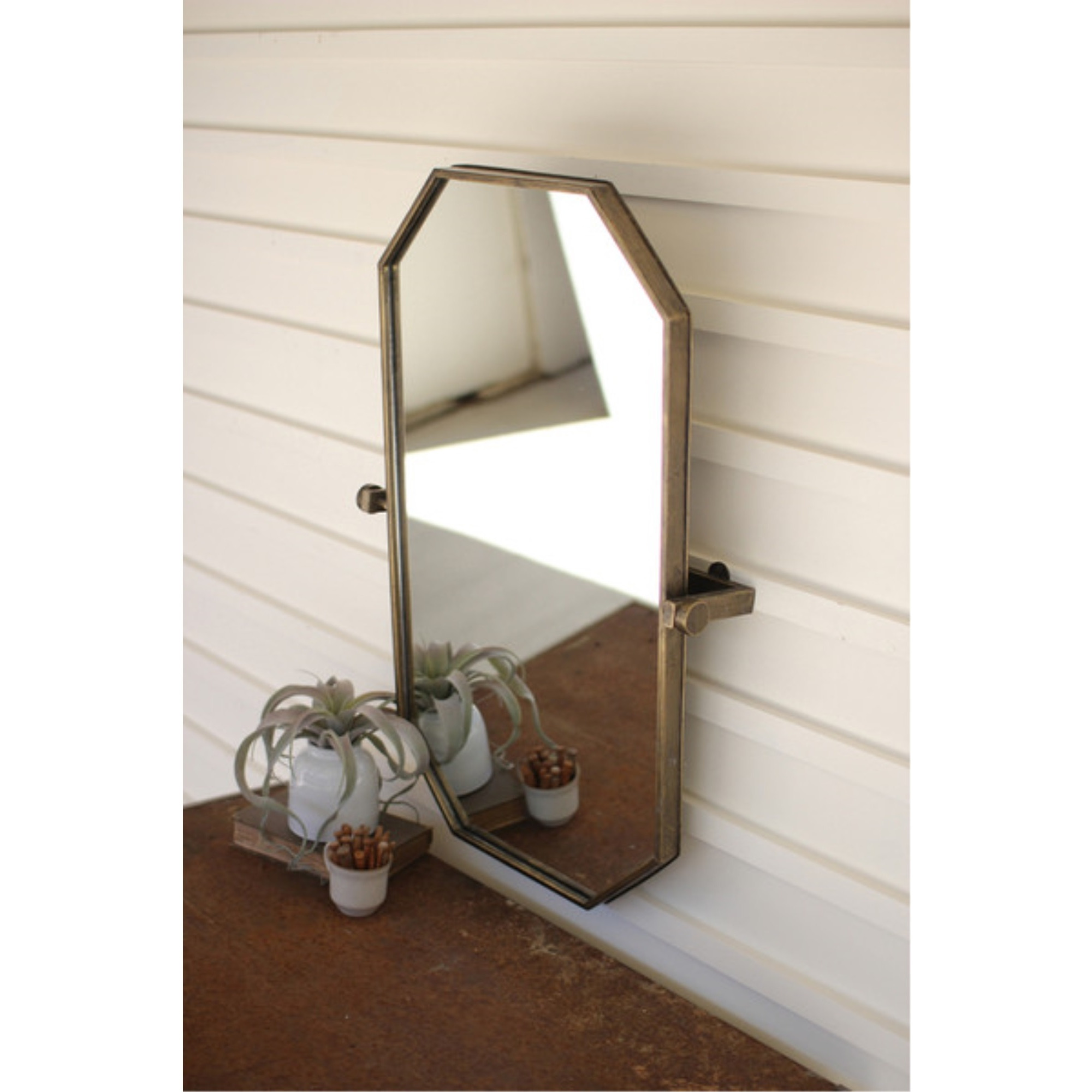 RECTANGLE WALL MIRROR WITH ADJUSTABLE BRACKET