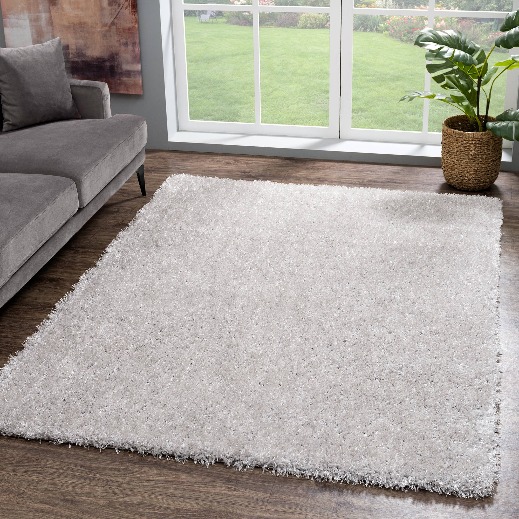 United Weavers Aubrey Rose Silver Oversize Rug 7'10 x 10'6"