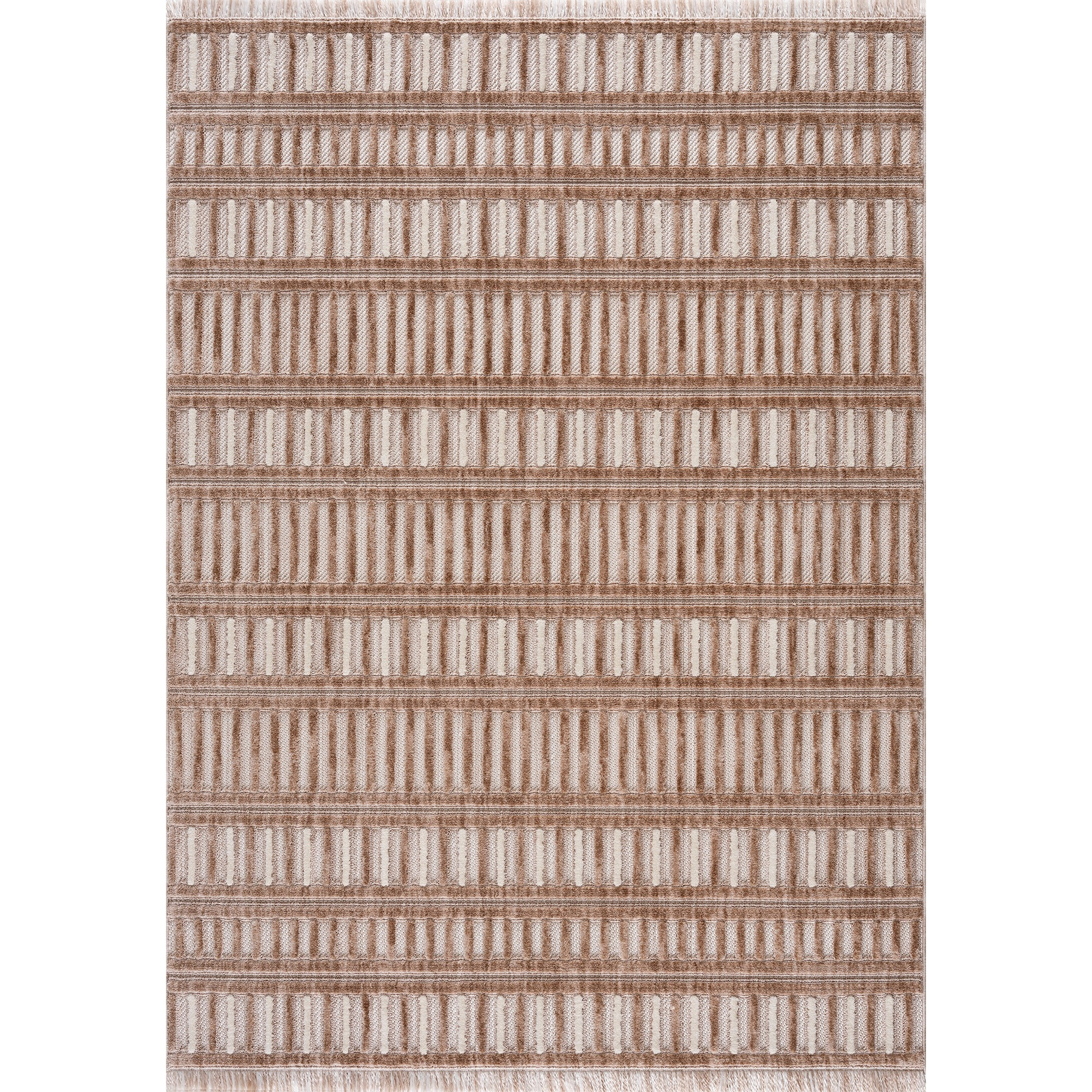 United Weavers Chelsea Yeager Brown Area Rug 5'3" x 7'2"