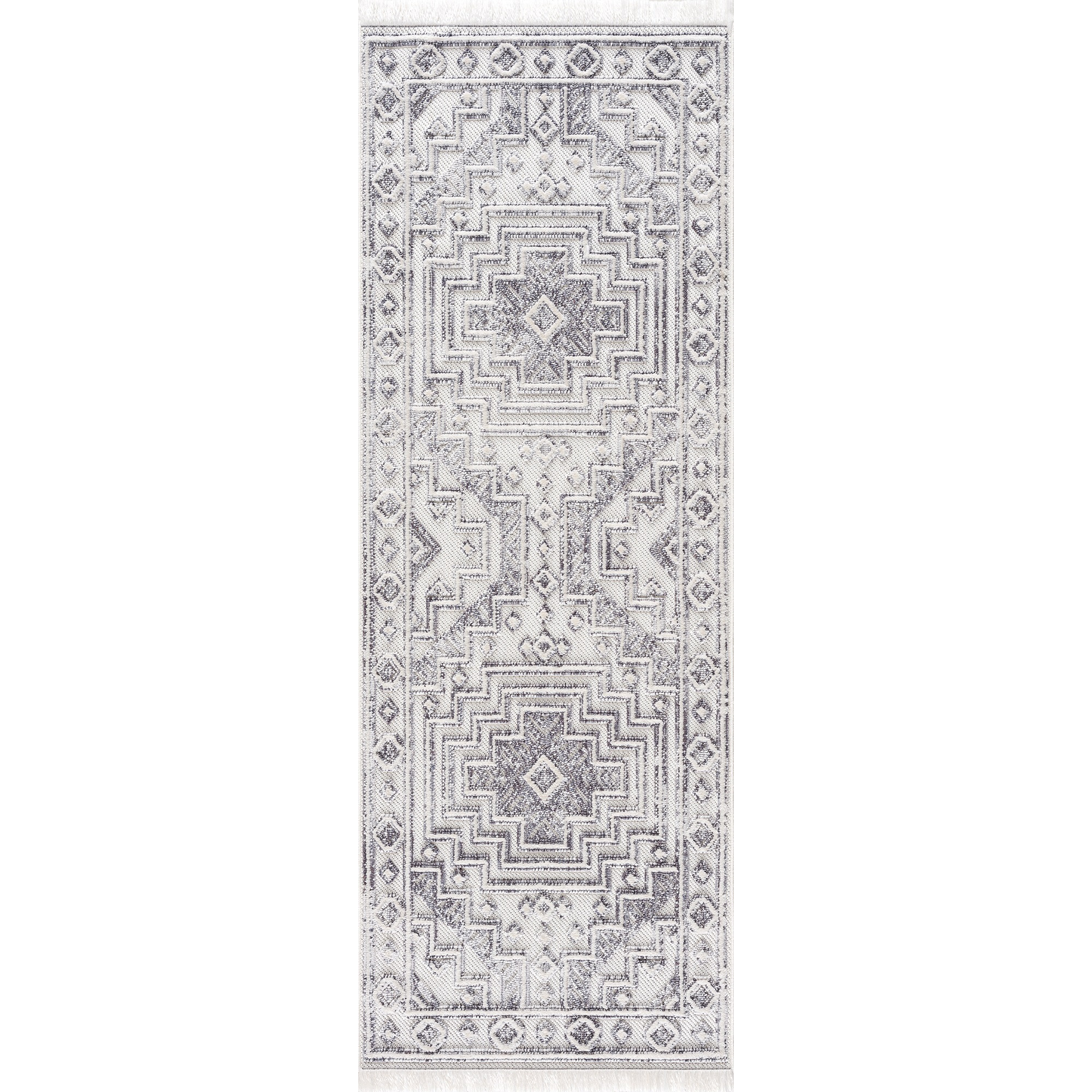 United Weavers Chelsea Novel  Grey Runner Rug 2'7" x 7'2"