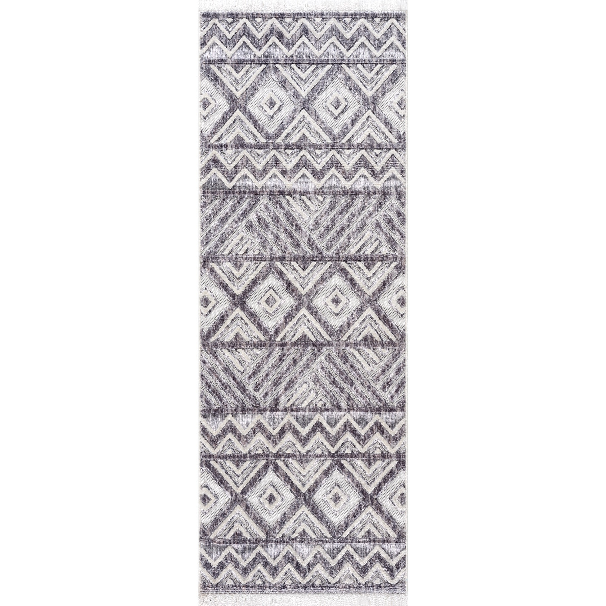 United Weavers Chelsea Brimmer Grey Runner Rug 2'7" x 7'2"