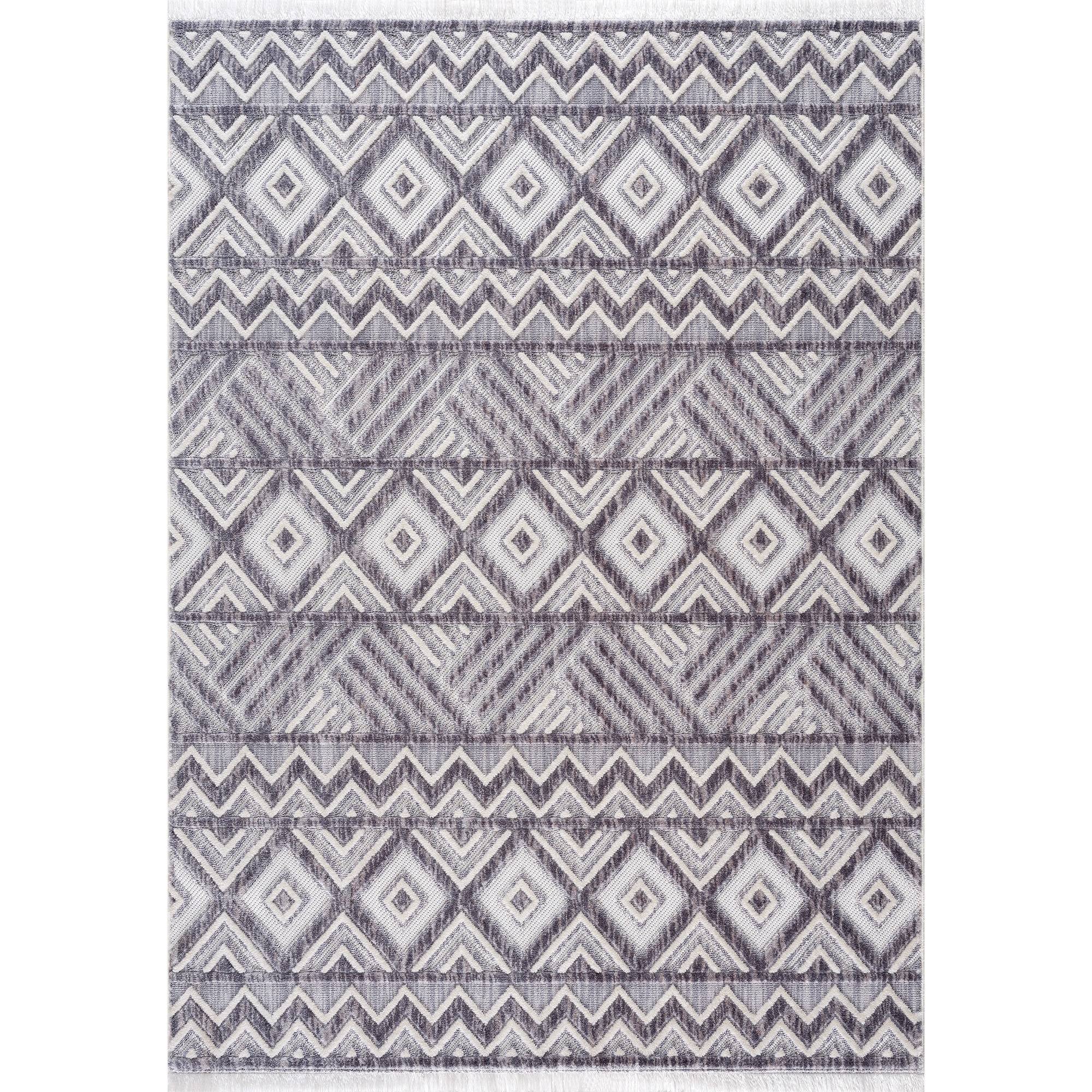 United Weavers Chelsea Brimmer Grey Area Rug 5'3" x 7'2"