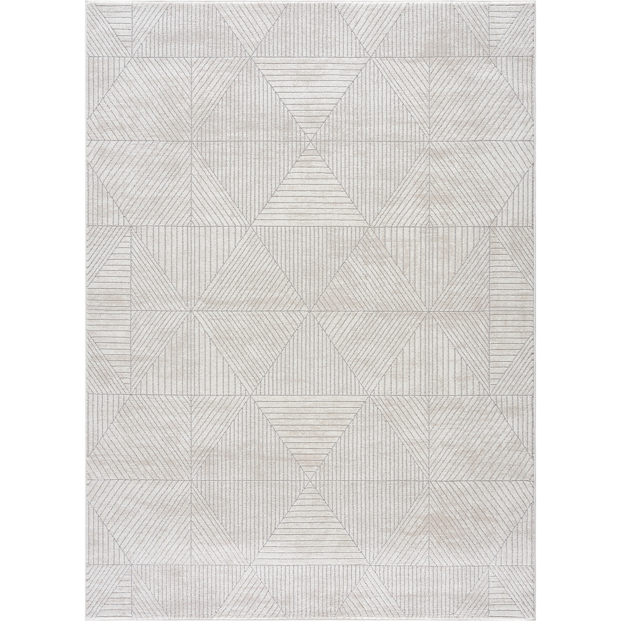 United Weavers Reserve Montana White Area Rug 5'3" x 7'2"